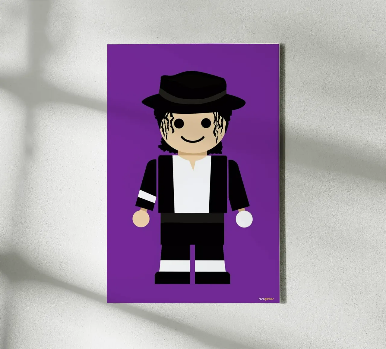 Michael Jackson Toy canvas van Rafa Gomes