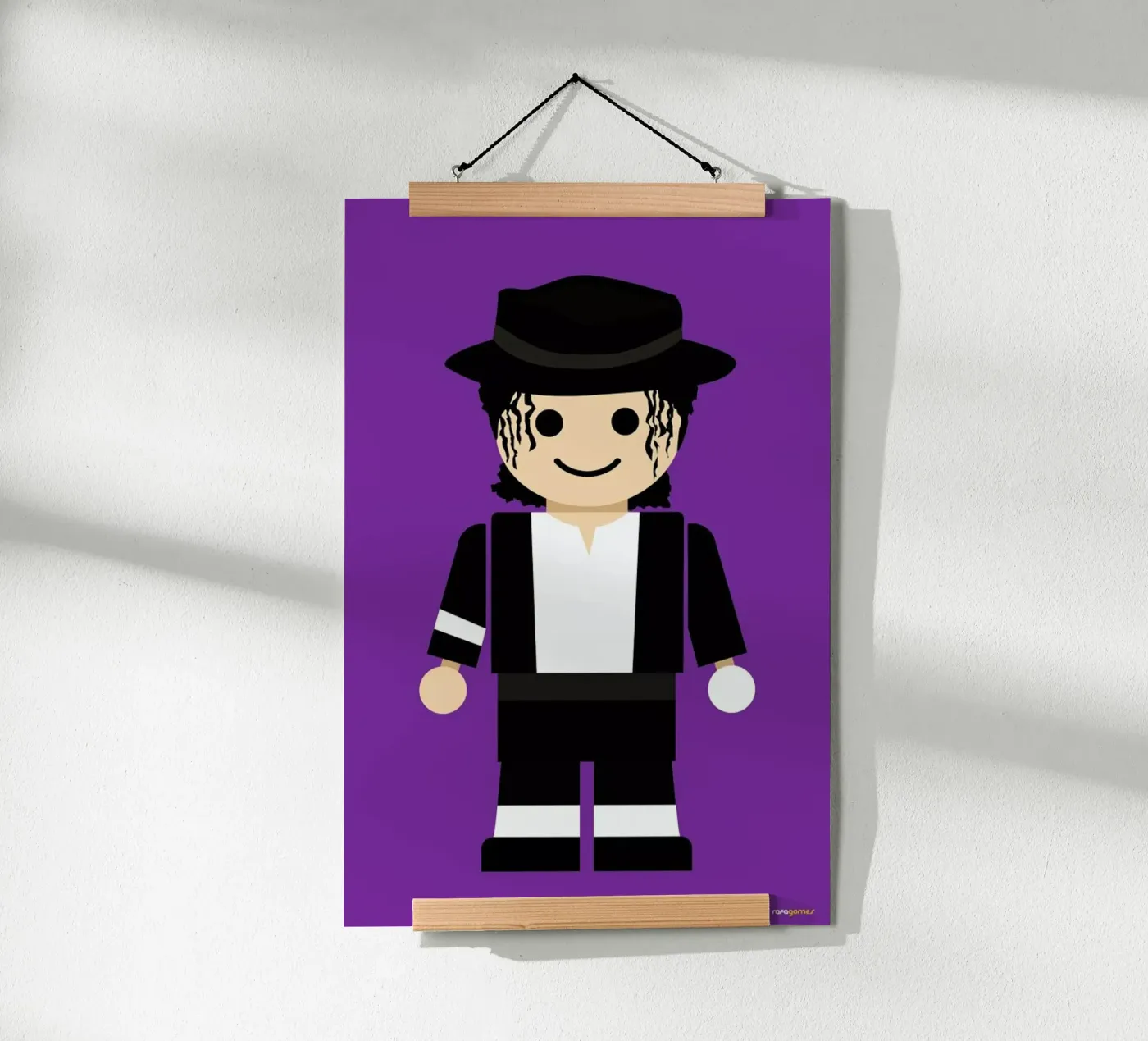 Michael Jackson Toy poster van Rafa Gomes