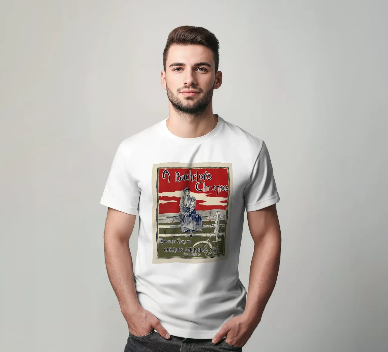 Poster d'epoca, Un Natale da scapolo t-shirt da Vintage Gems