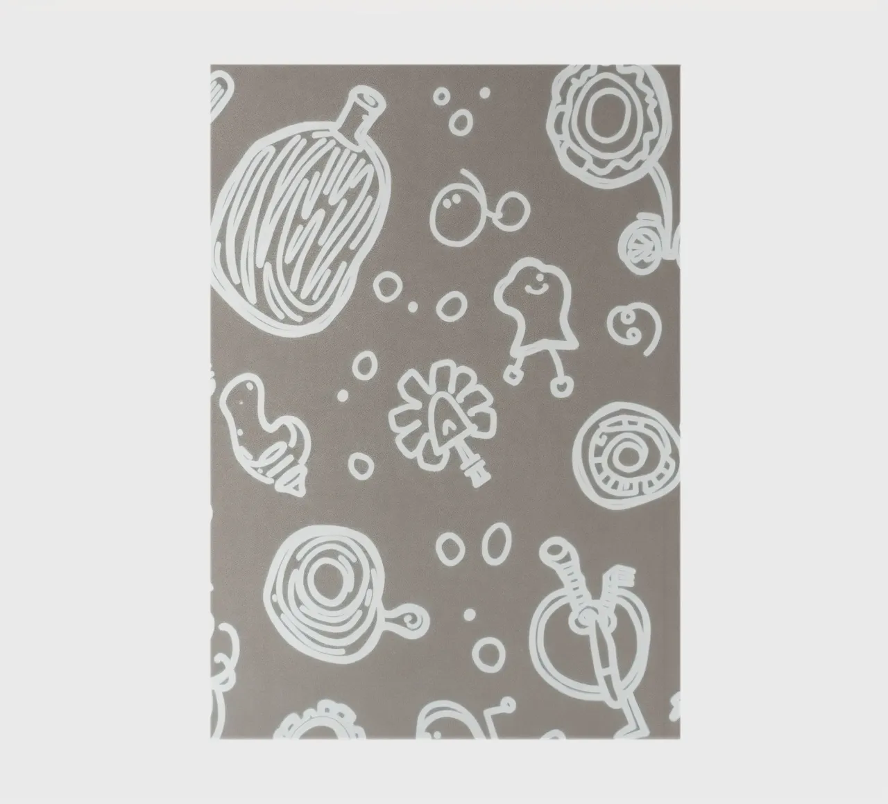 Fun doodle patterns featuring playful sketches of everyday notebook by DesignDoodle