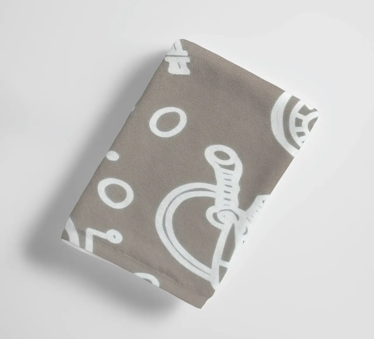 Fun doodle patterns featuring playful sketches of everyday towel by DesignDoodle