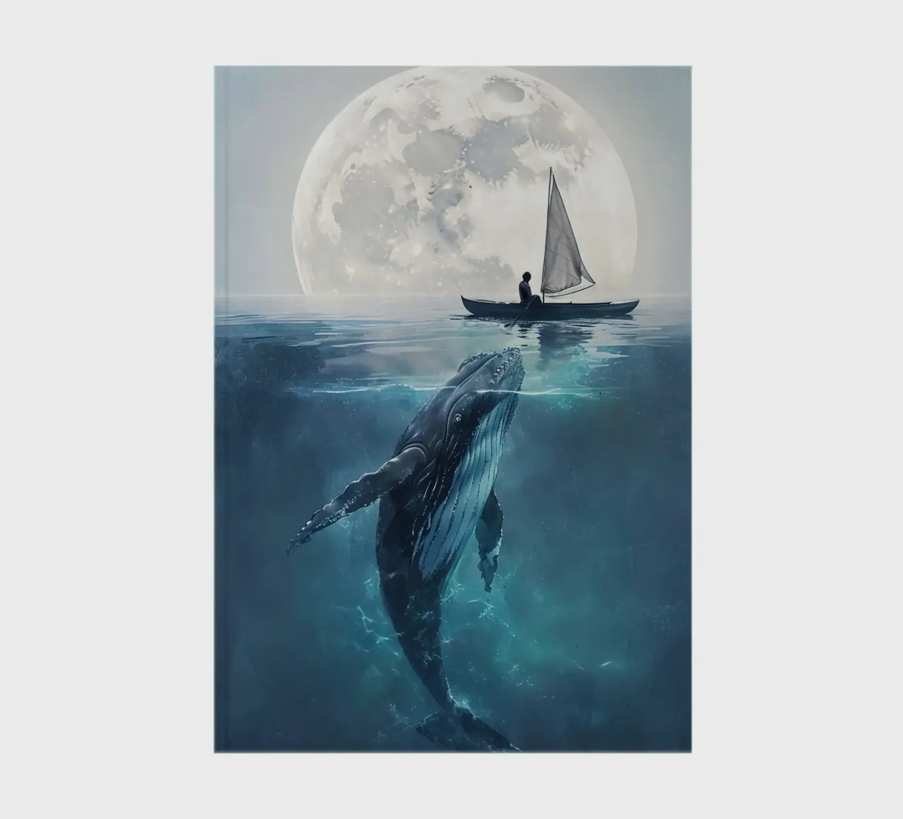 une baleine curieuse carnet de notes de 🎁 ARTVI-SHOP