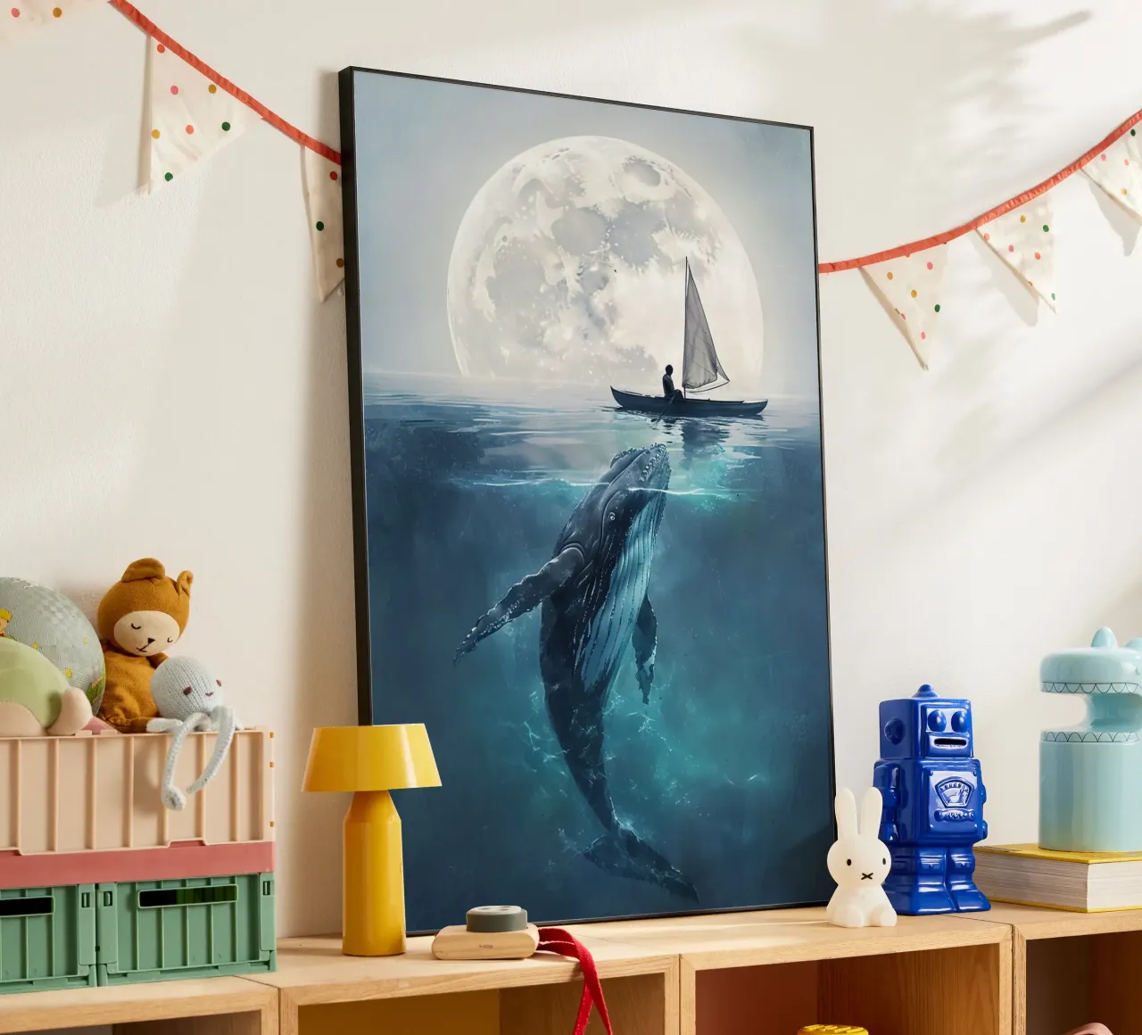 a curious whale alu-dibond by 🎁 ARTVI-SHOP