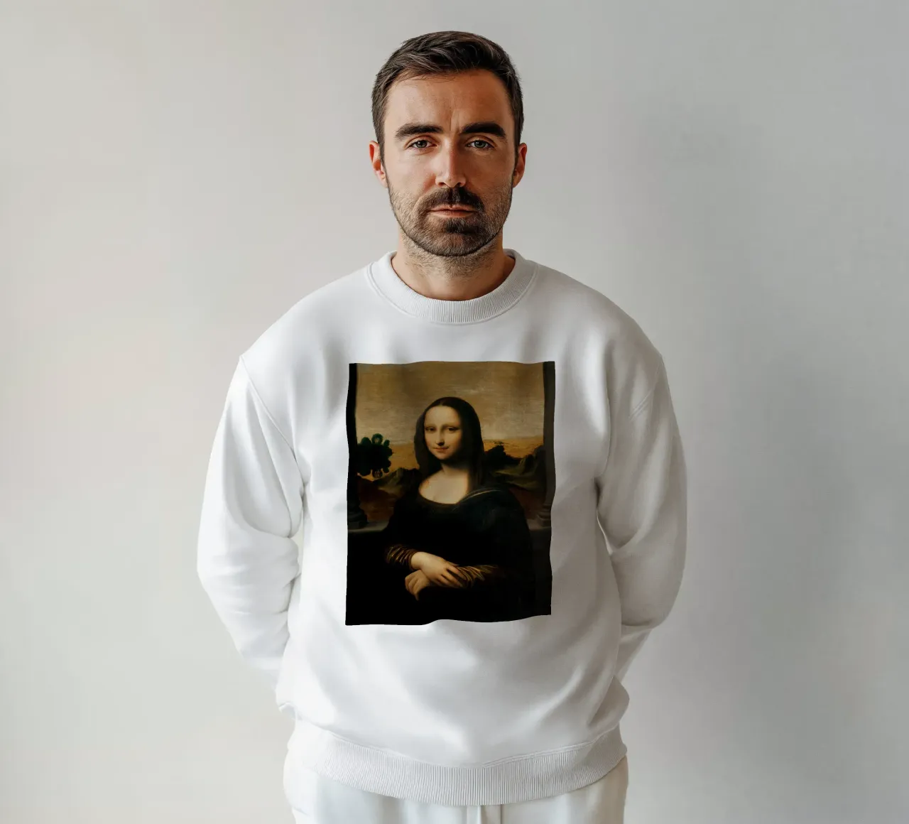 Leonardo Da Vinci - Isleworth Mona Lisa sweatshirt by Timeless Artworks