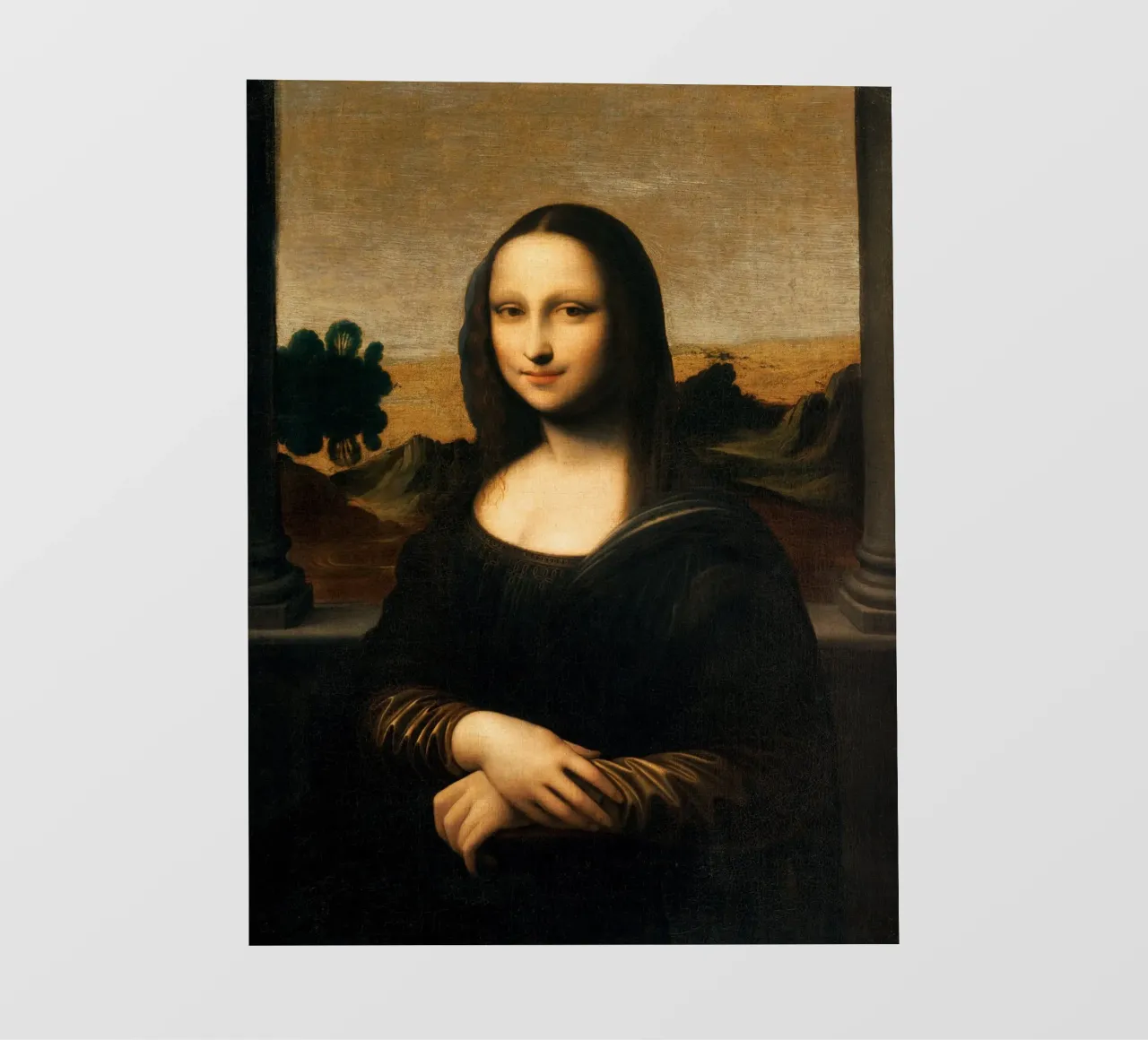 Leonardo Da Vinci - Monna Lisa di Isleworth telo in pvc da Timeless Artworks