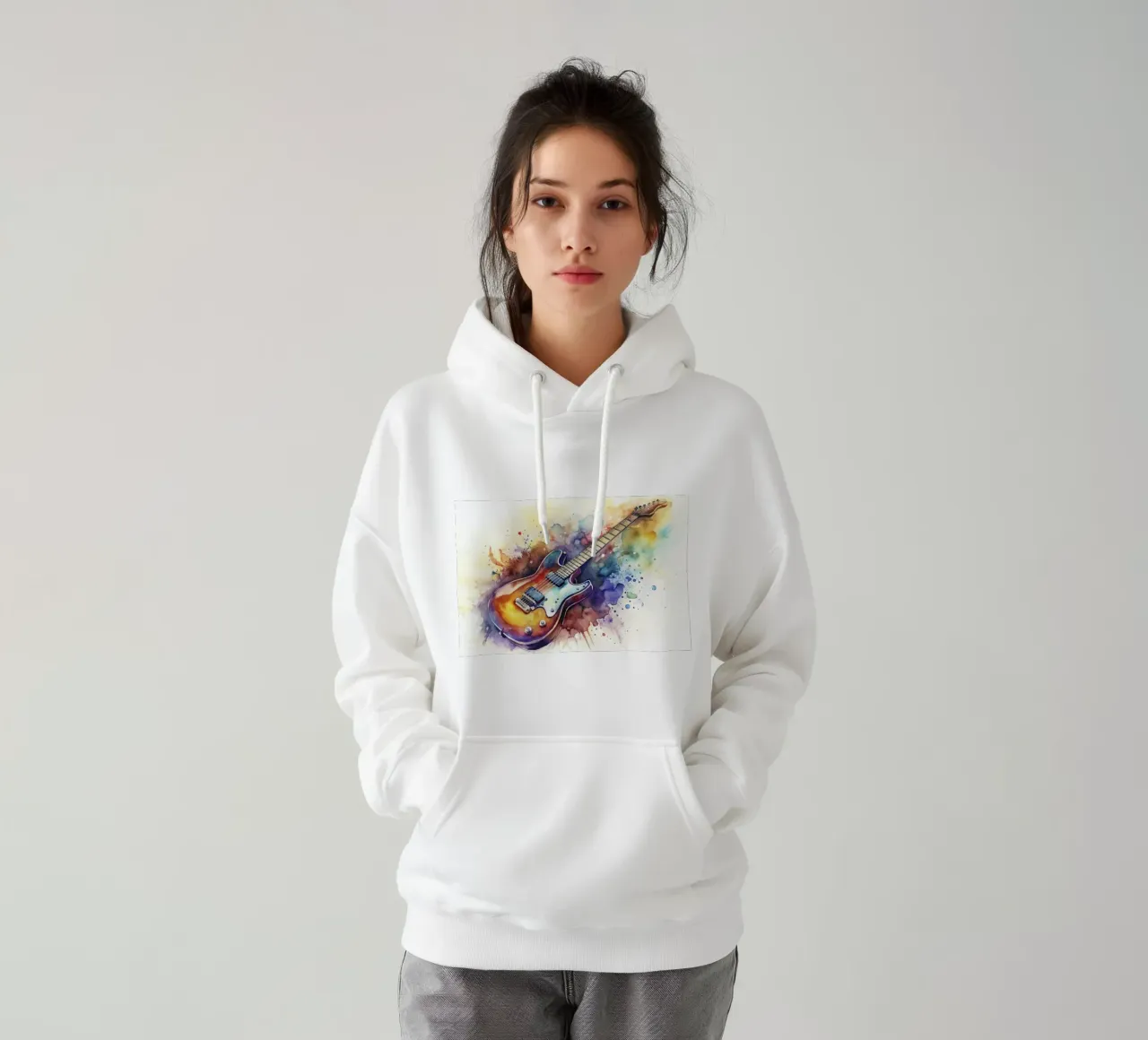 Chitarra elettrica felpa con cappuccio da 🎁 ARTVI-SHOP