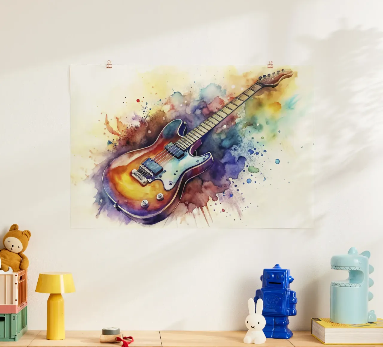 E-Gitarre Poster von 🎁 ARTVI-SHOP