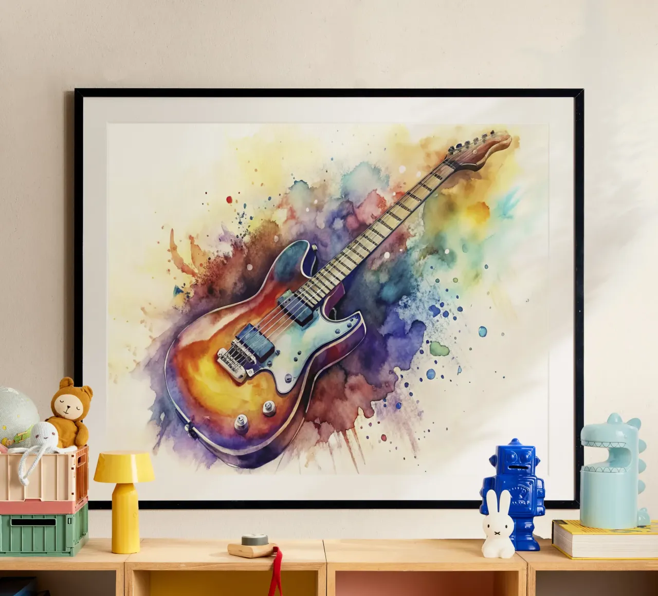 E-Gitarre Poster von 🎁 ARTVI-SHOP