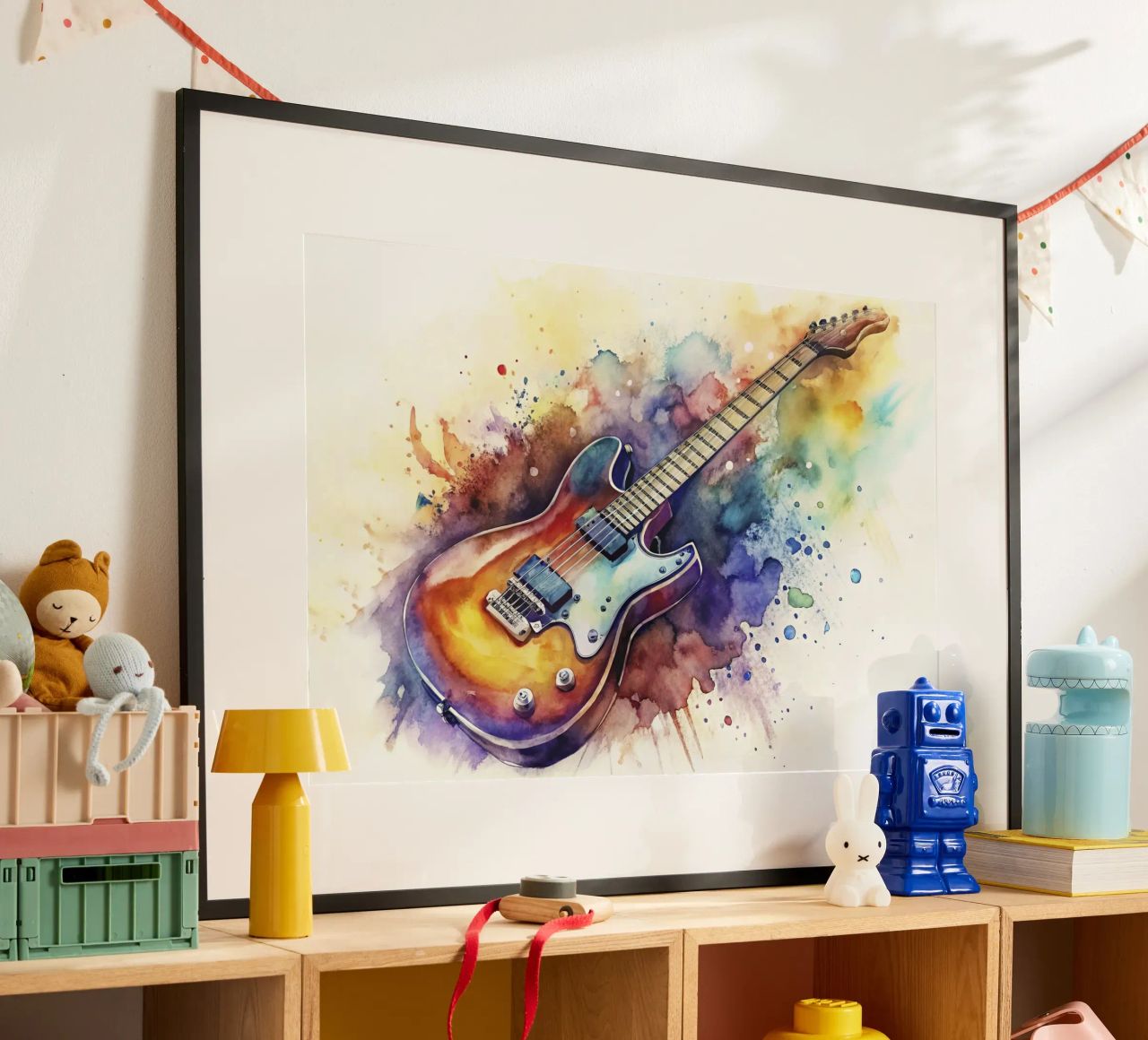 Electric guitar poster by ARTVI-SHOP