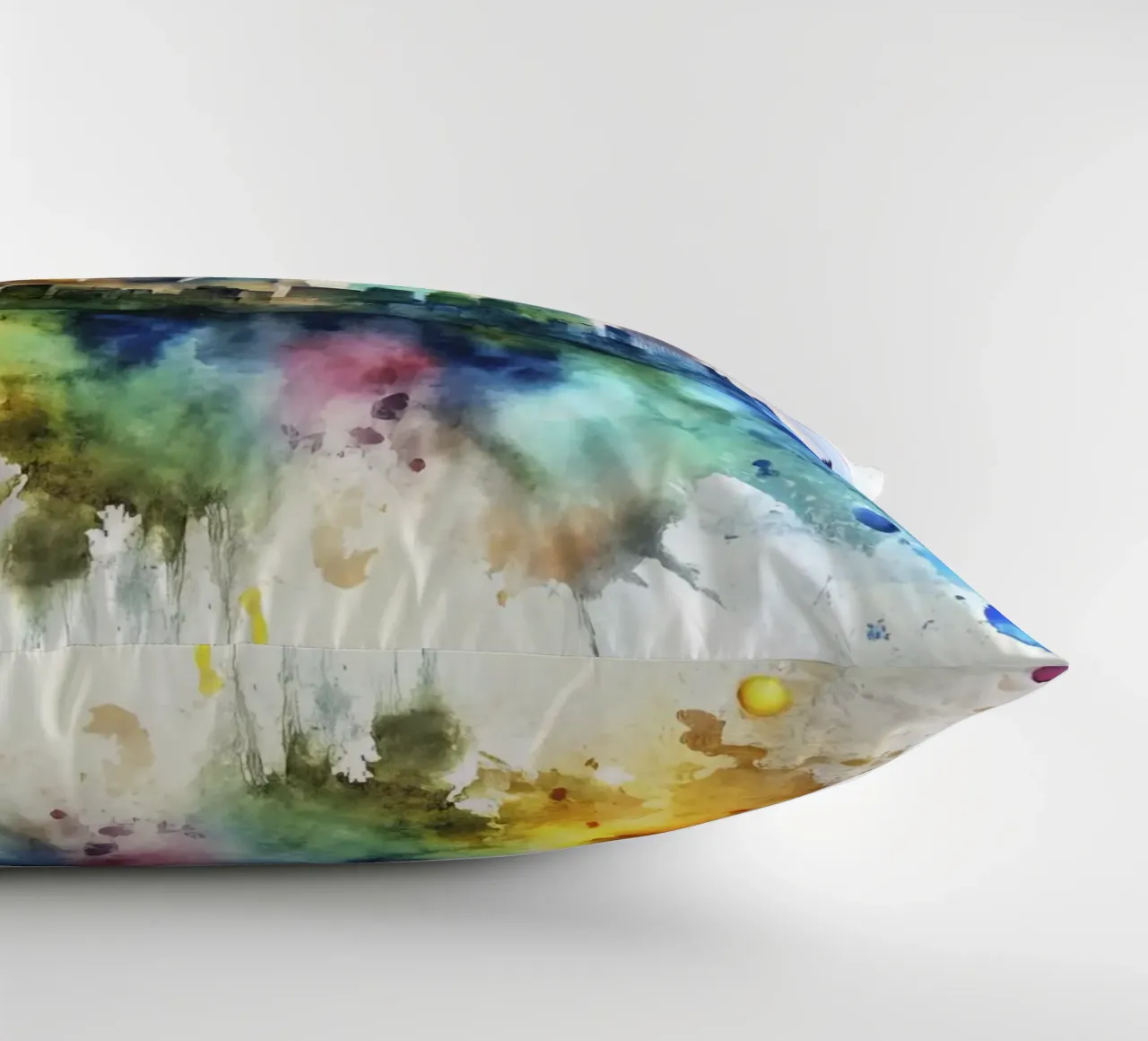 Lo skyline di New York in acquerello cuscino da ARTVI-SHOP