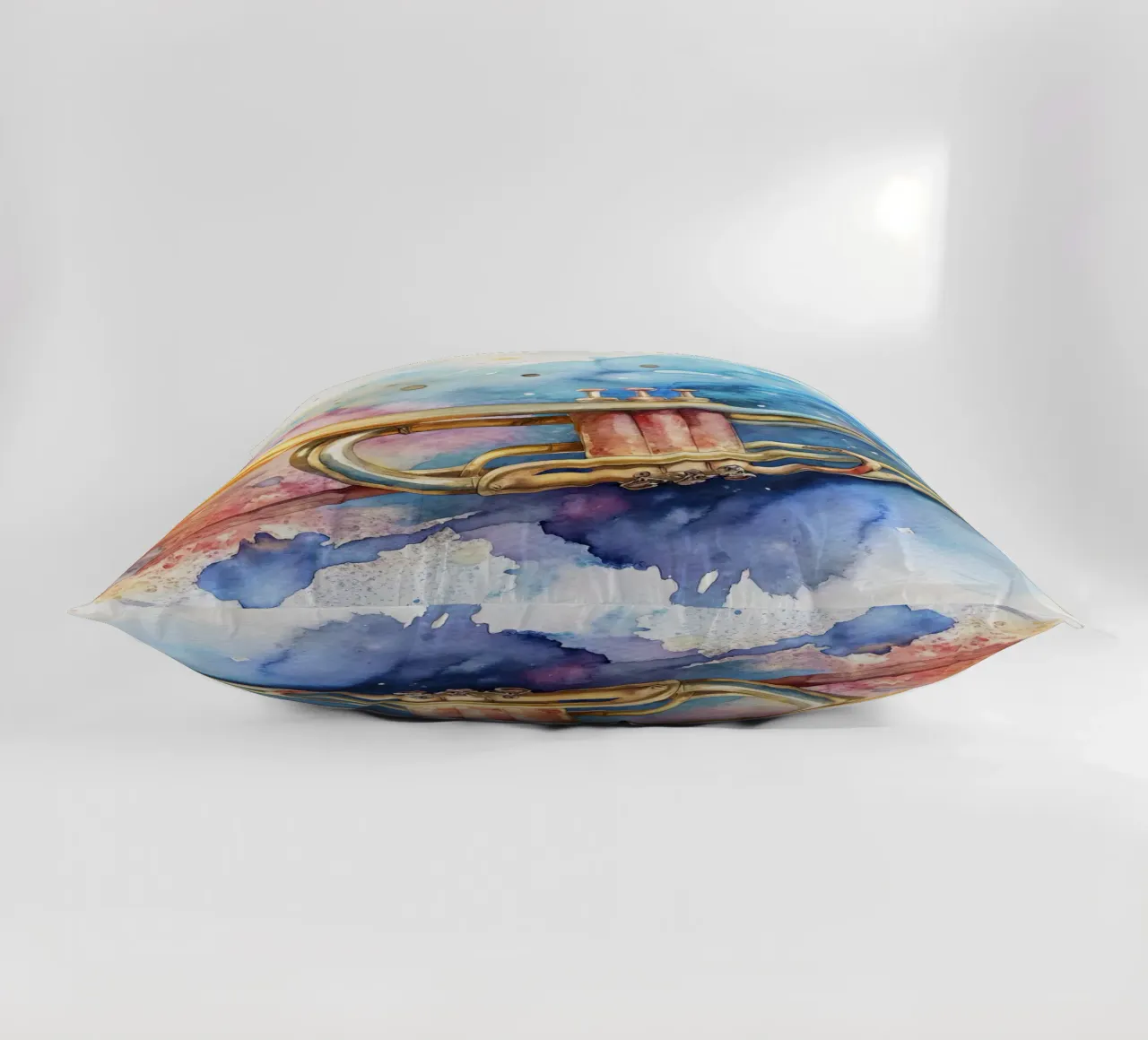 Tromba in acquerello cuscino da ARTVI-SHOP