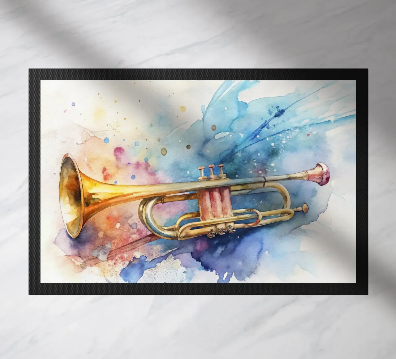 Tromba in acquerello zerbino da 🎁 NOBELART