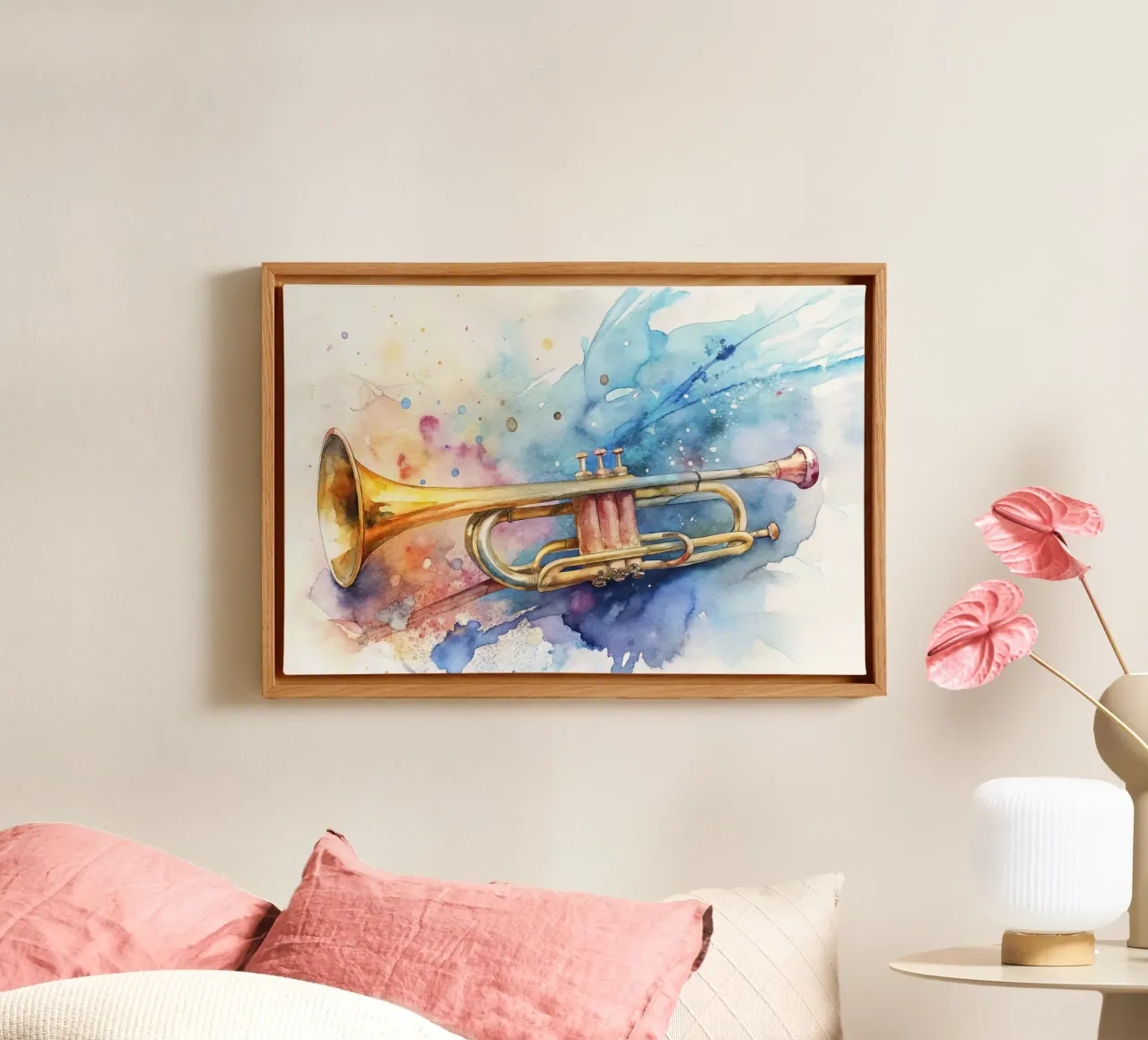 Tromba in acquerello tela da 🎁 ARTVI-SHOP
