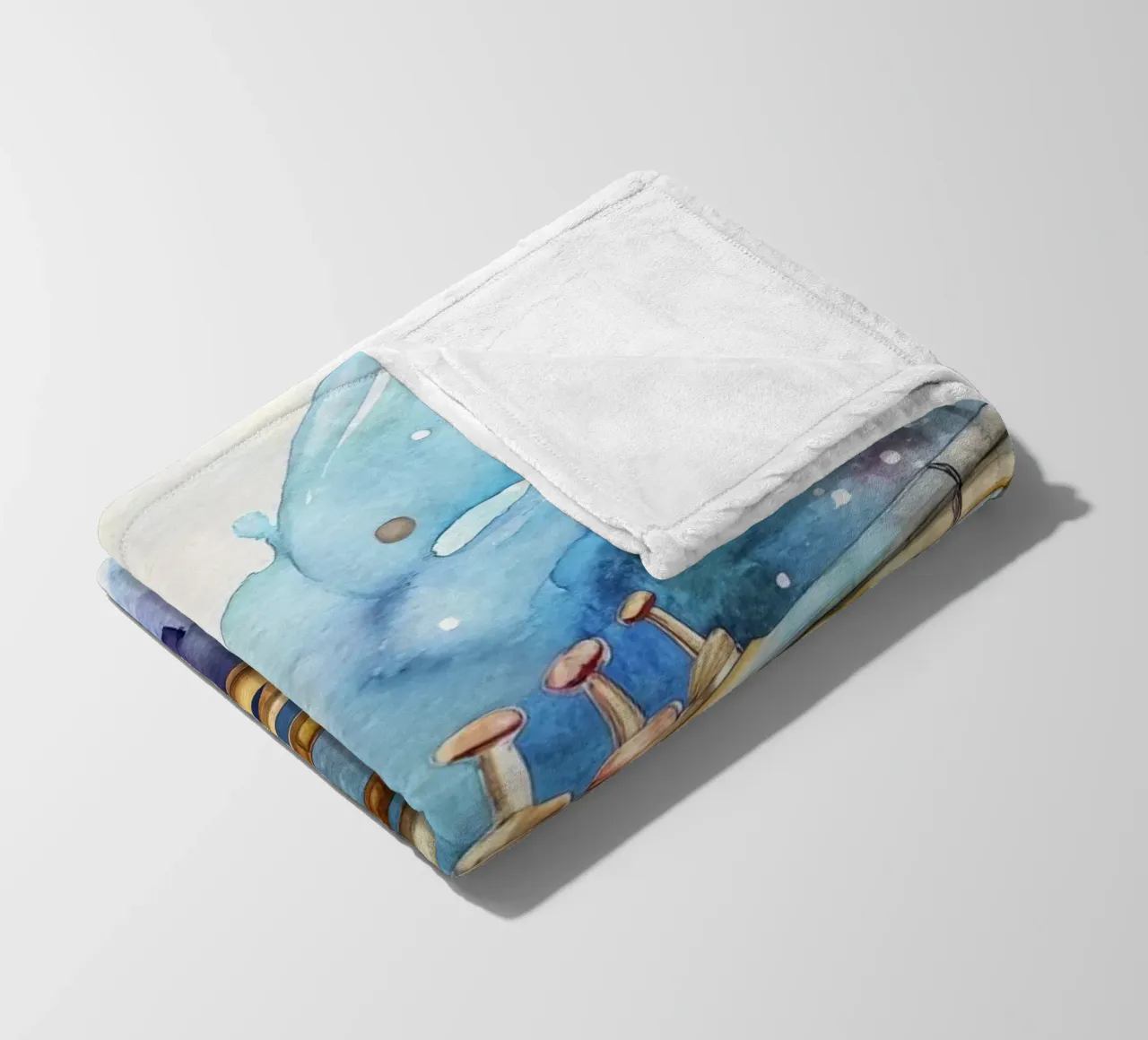 Tromba in acquerello coperta in pile da ARTVI-SHOP