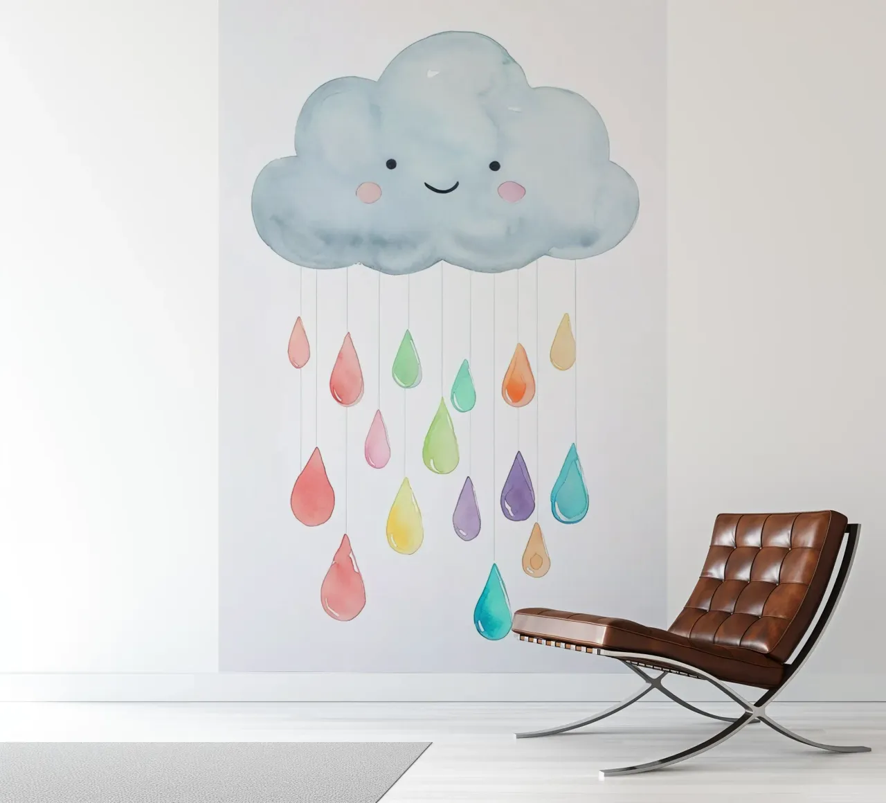 children's cloud photo wallpaper by 🎁 ARTVI-SHOP