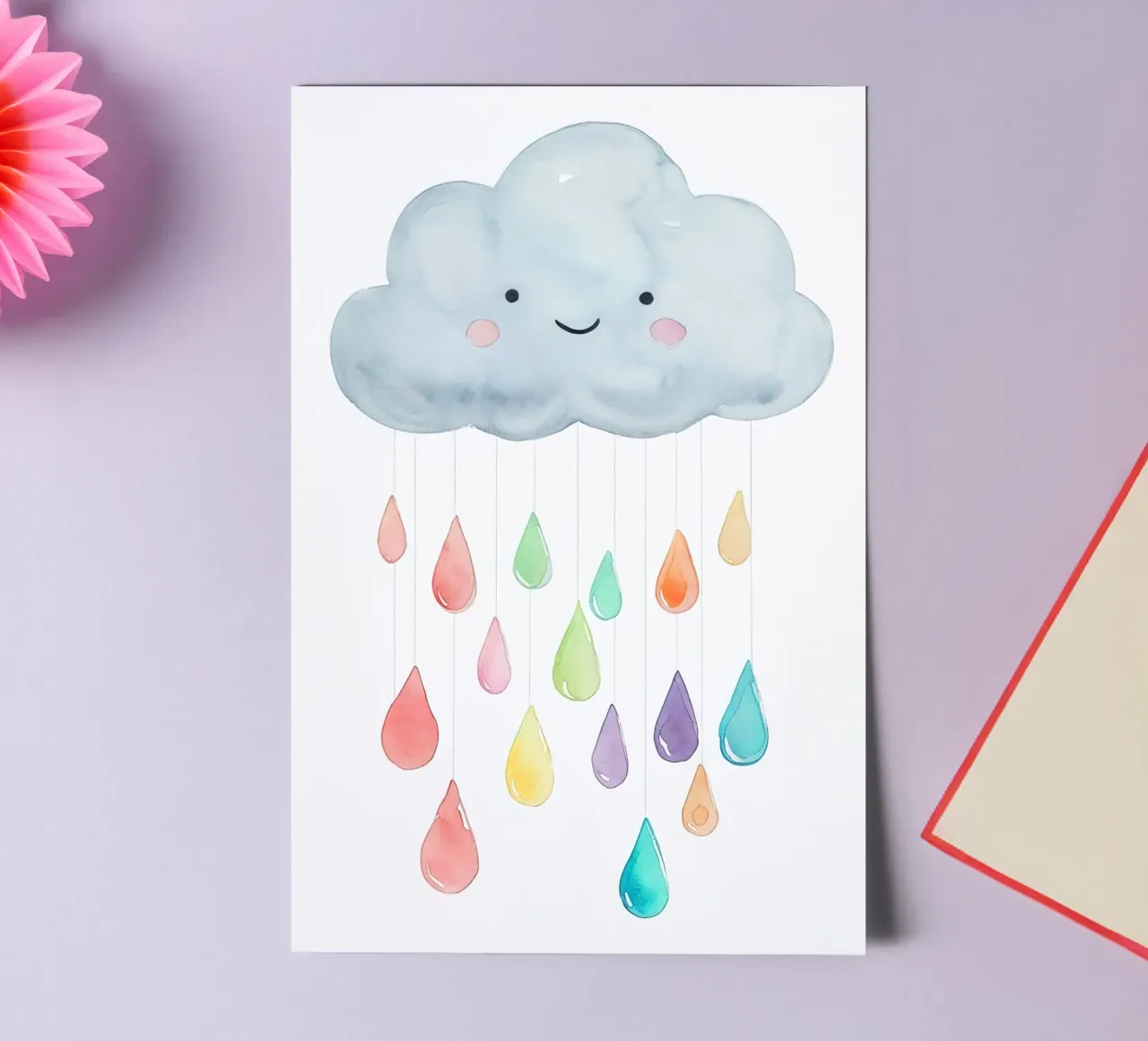 children's cloud sticker sheet by 🎁 NOBELART