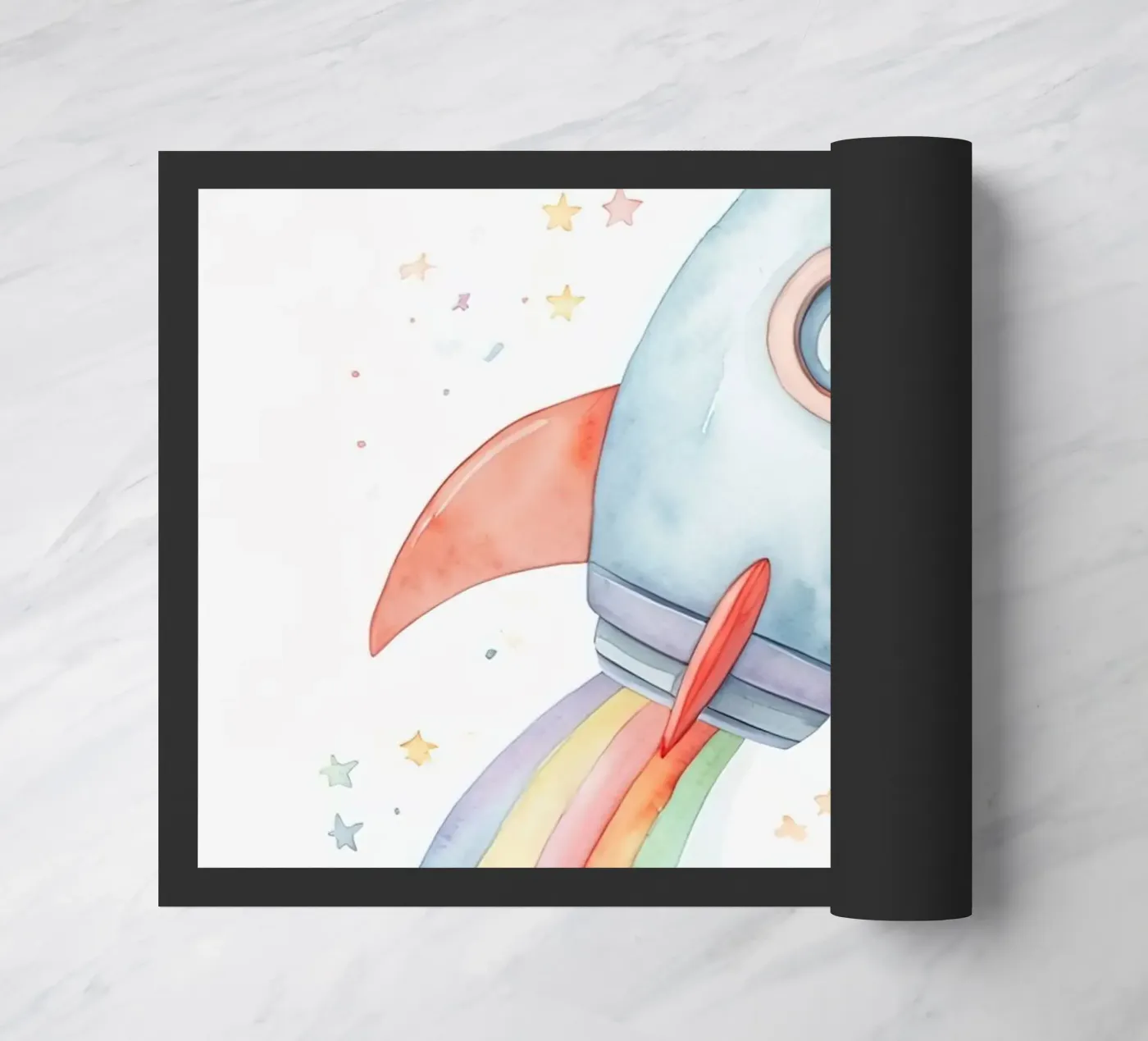 Rocket doormat by 🎁 NOBELART