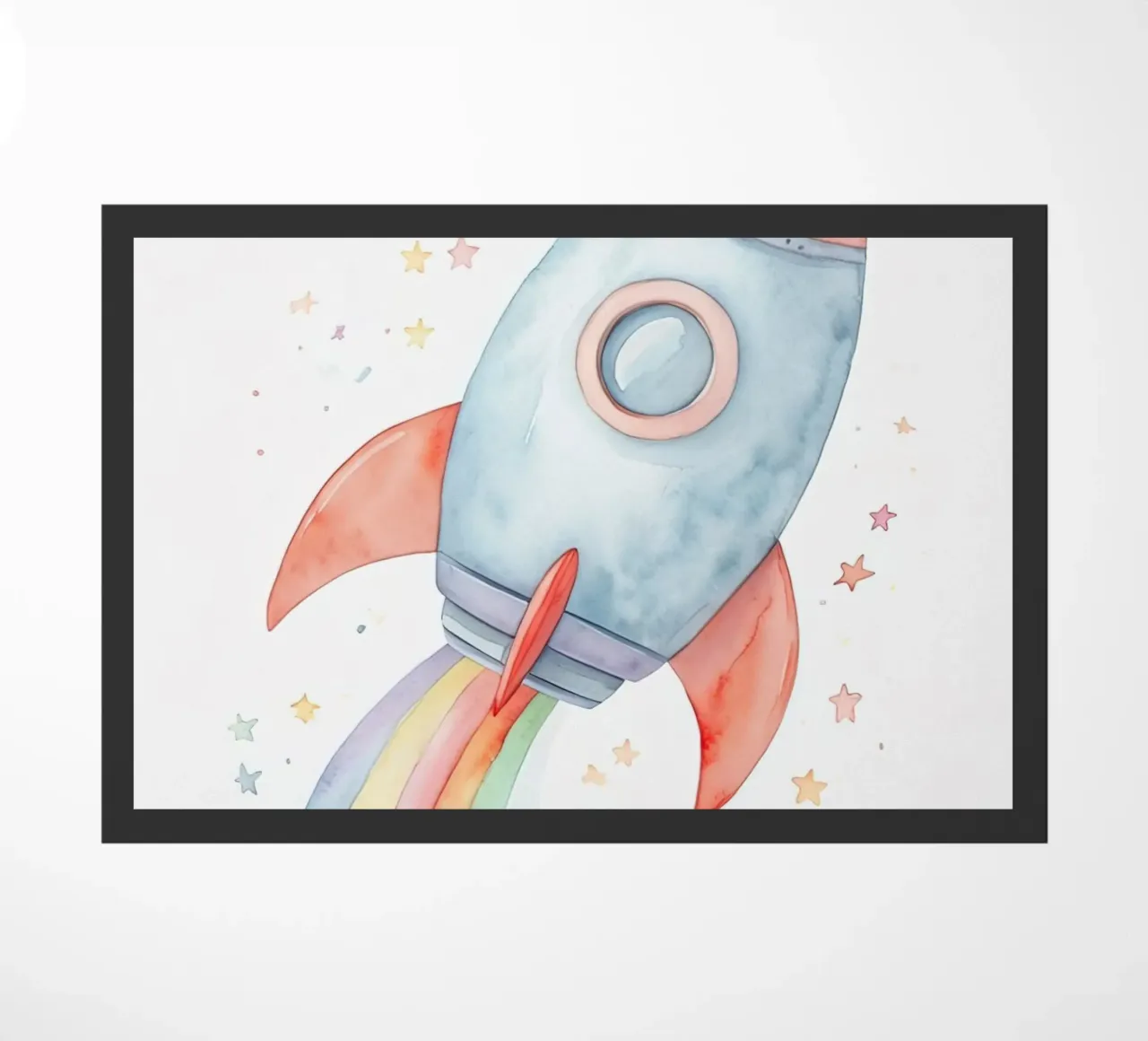 Rocket doormat by 🎁 NOBELART