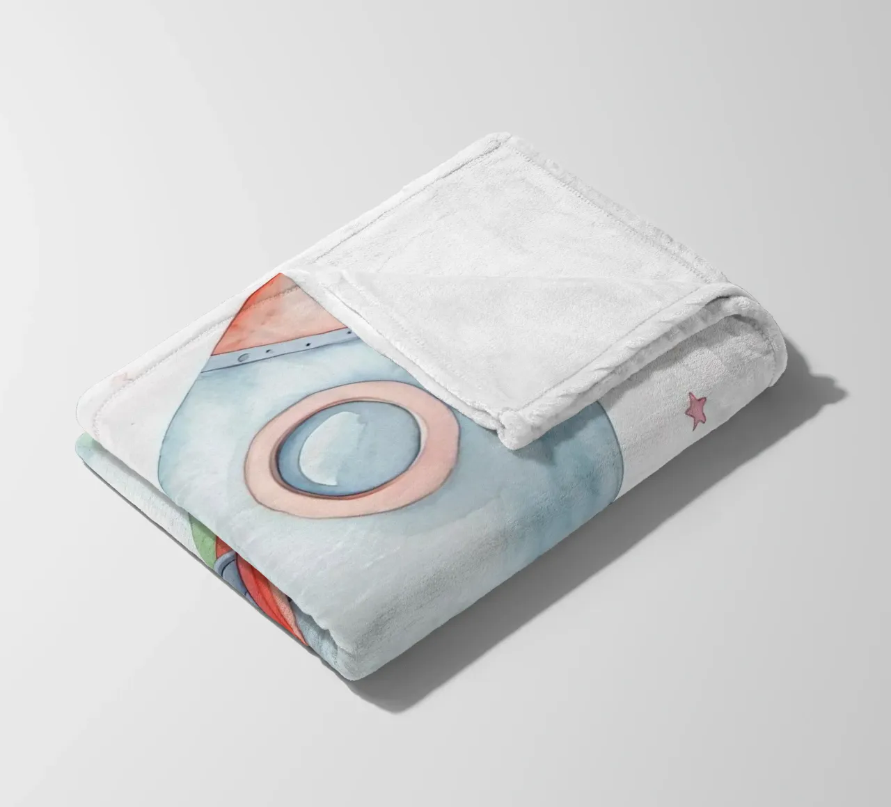 Rocket fleece blanket by 🎁 NOBELART