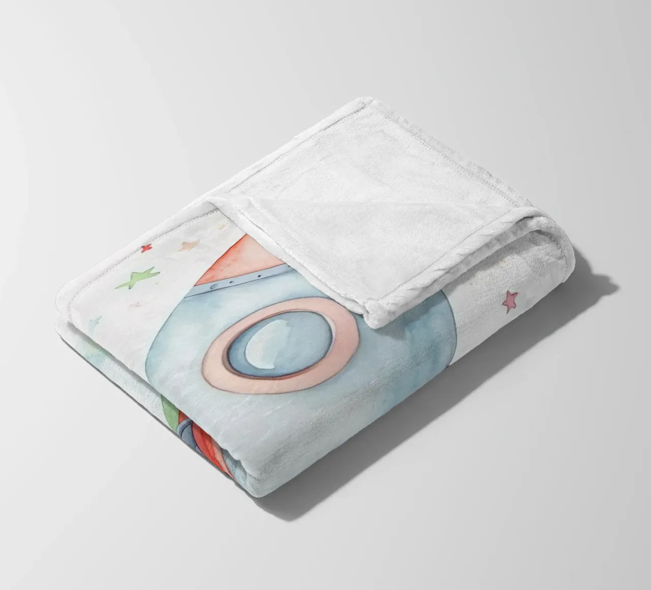 Rocket fleece blanket by 🎁 NOBELART