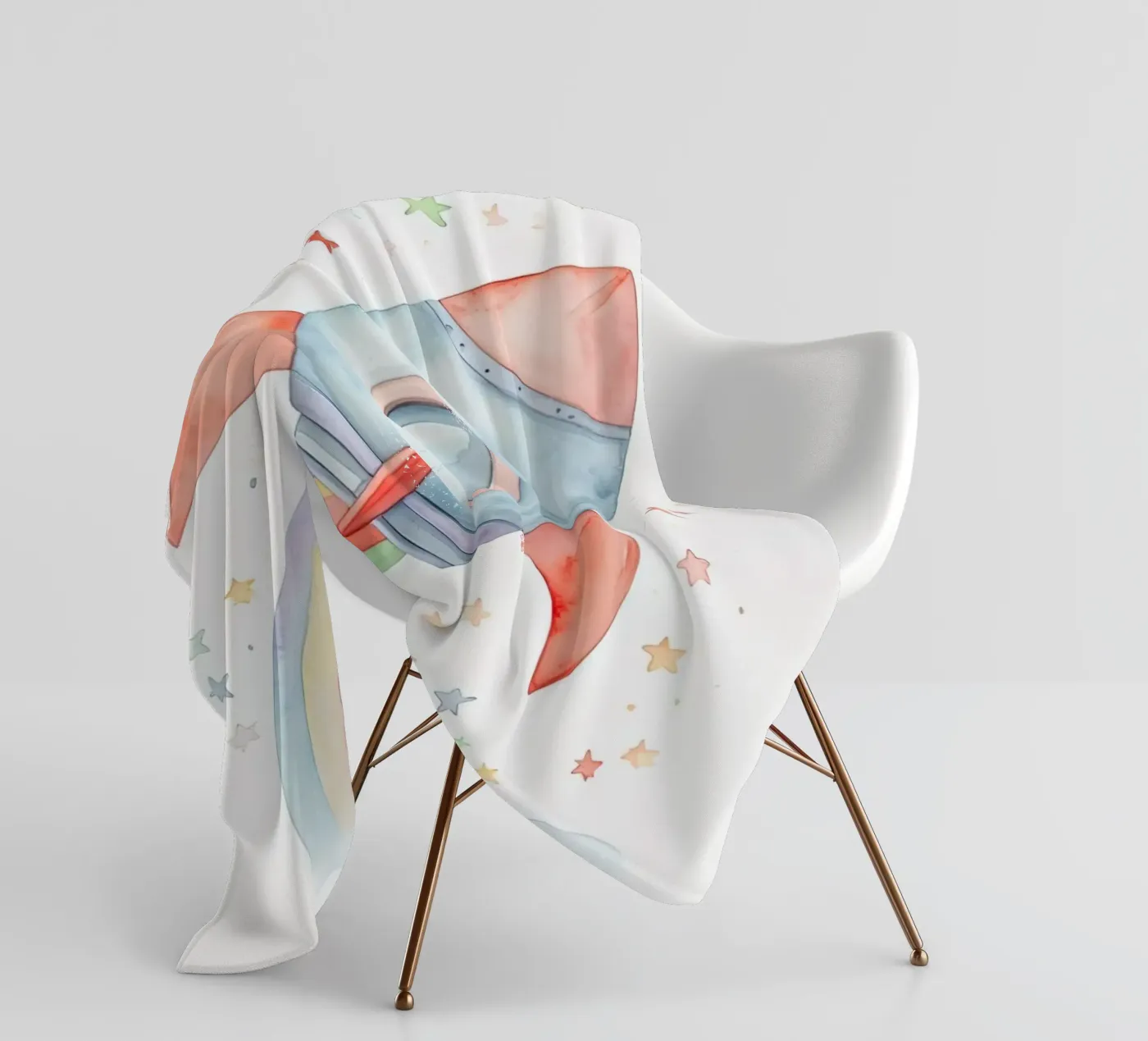 Razzo coperta in pile da 🎁 NOBELART