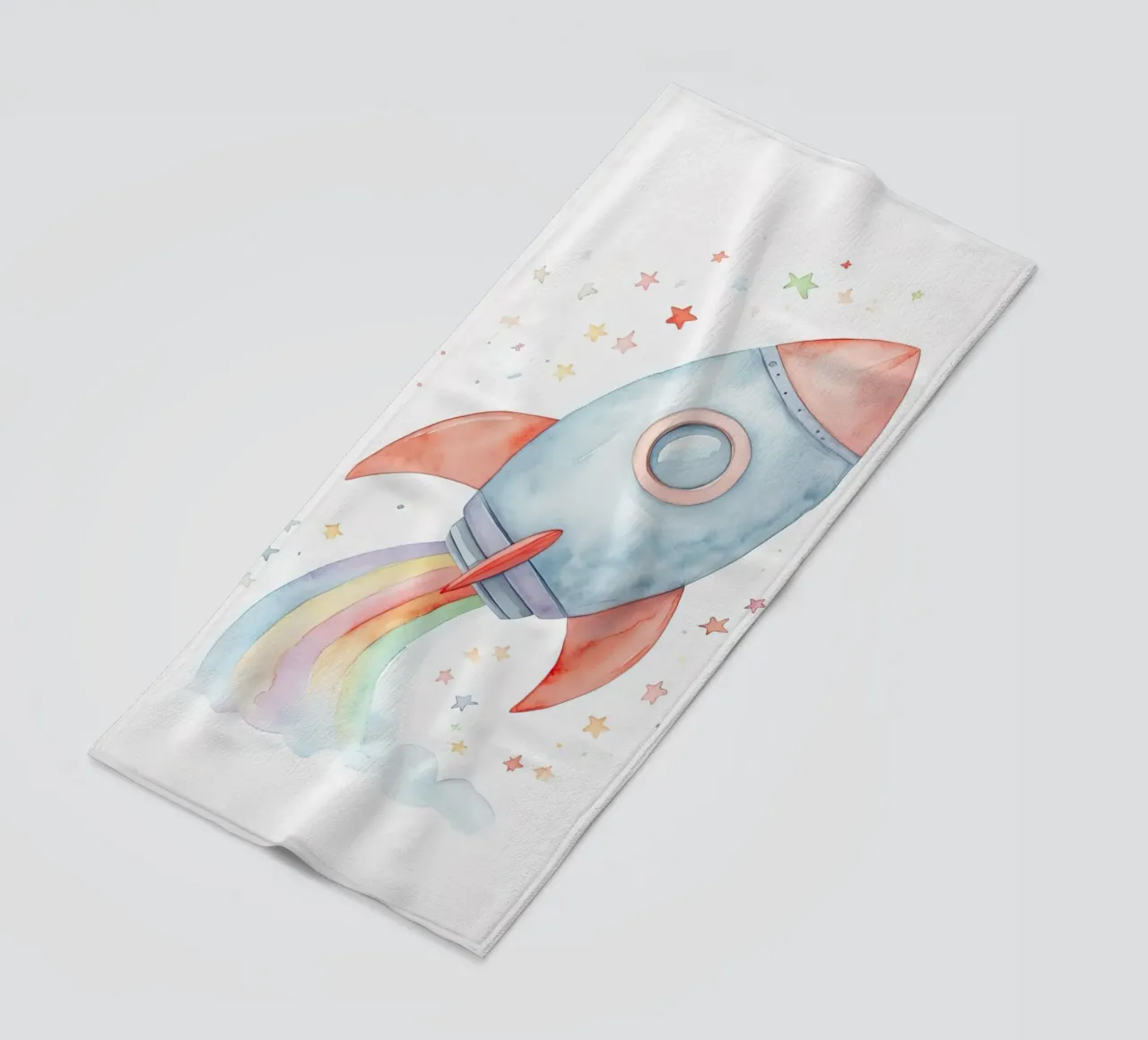 Rocket beach towel by 🎁 NOBELART