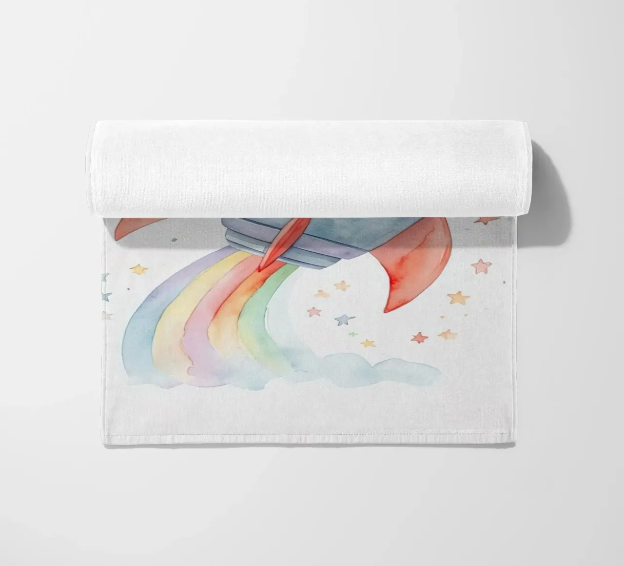 Rocket beach towel by 🎁 NOBELART