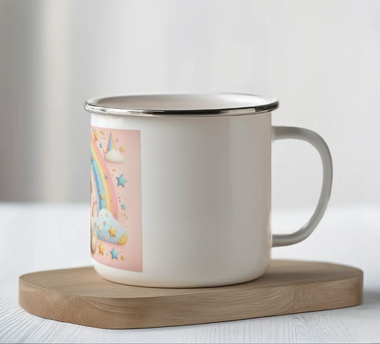 oso para niños taza de esmalte de ARTVI-SHOP