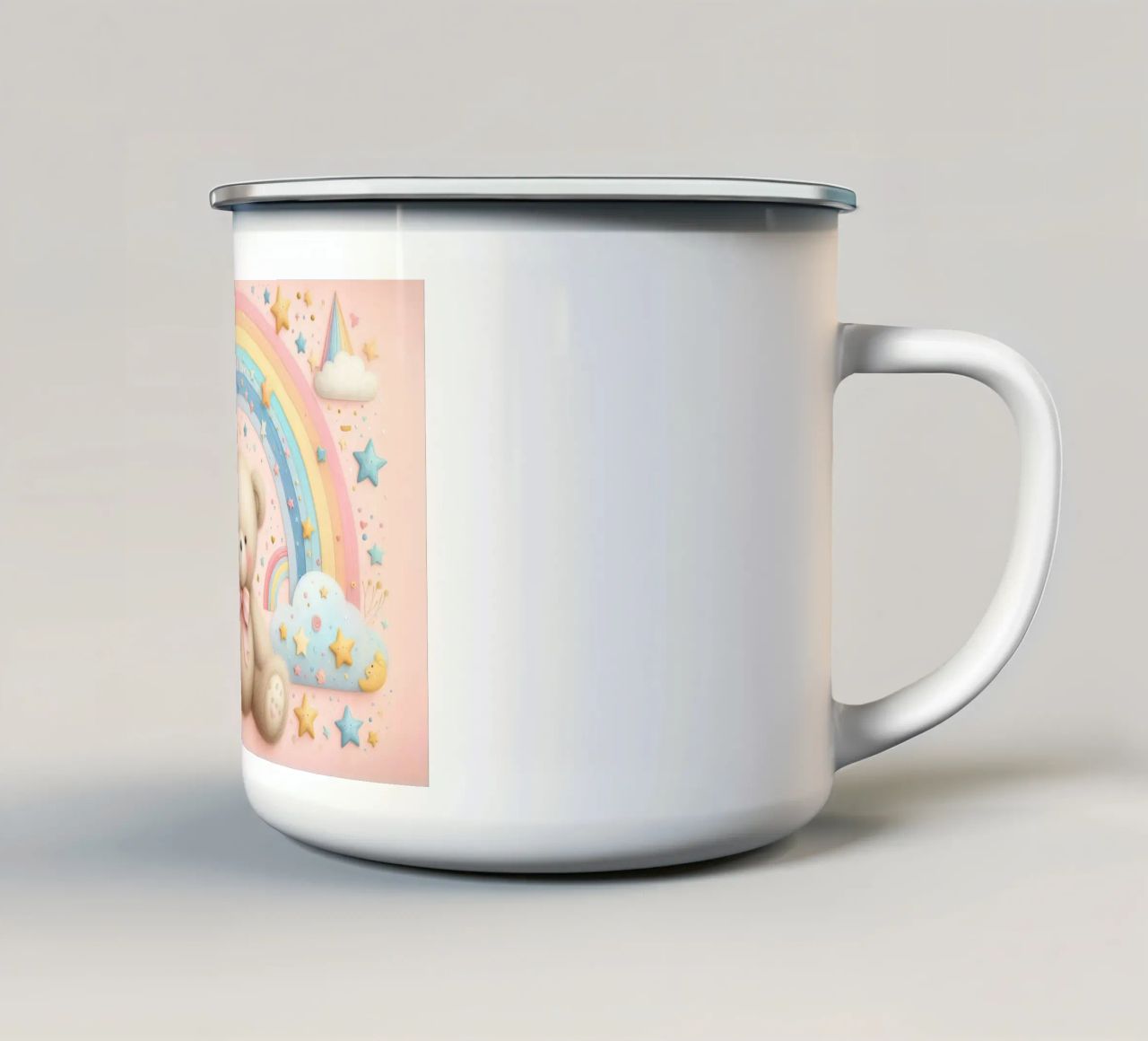 orso per bambini tazza in smalto da ARTVI-SHOP