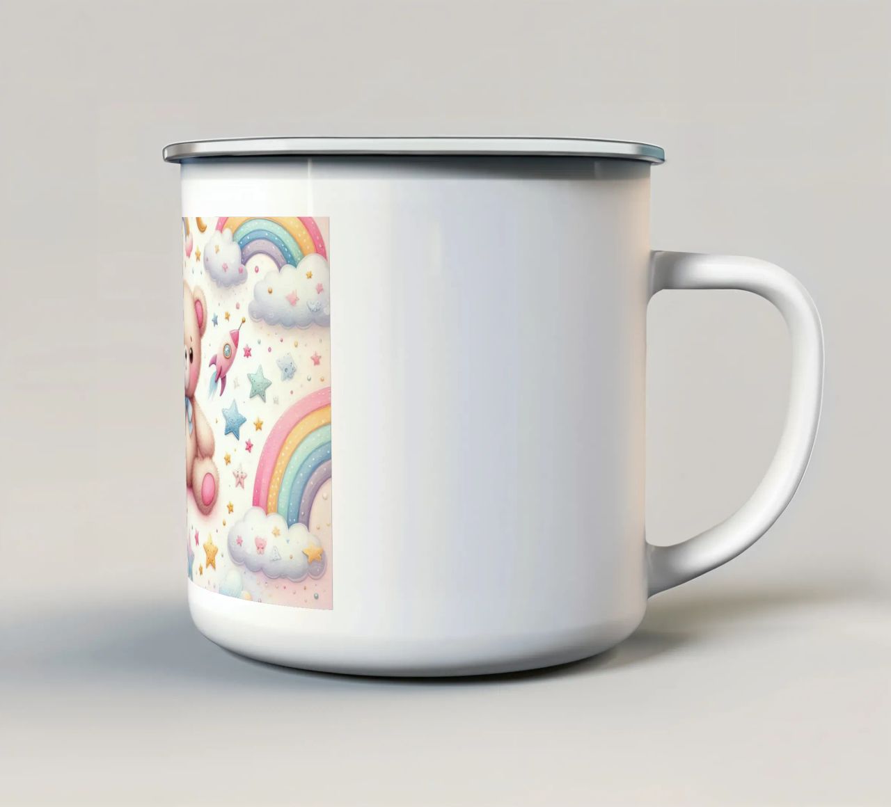 orso per bambini tazza in smalto da ARTVI-SHOP