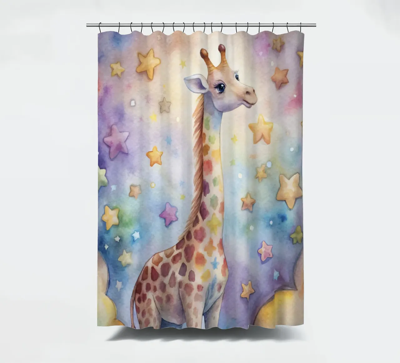 children's giraffe shower curtain by 🎁 ARTVI-SHOP