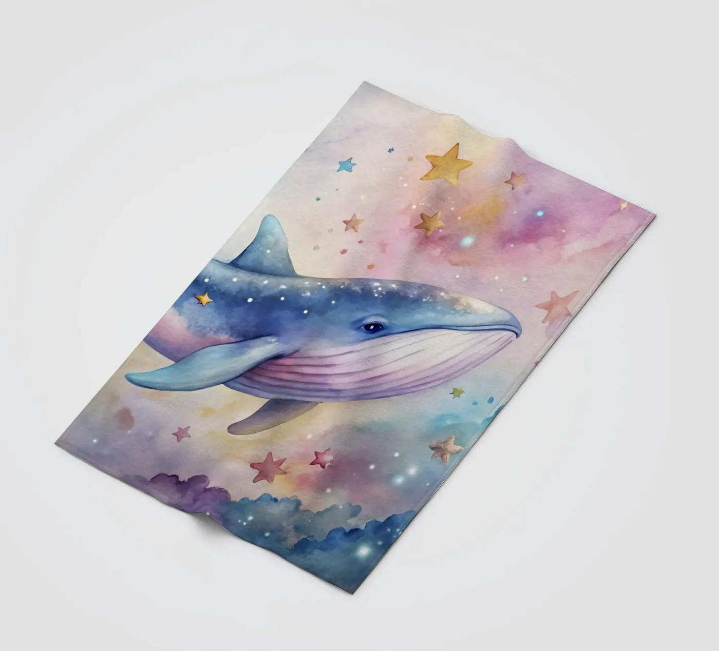 kinderwalvis fleecedeken van 🎁 NOBELART