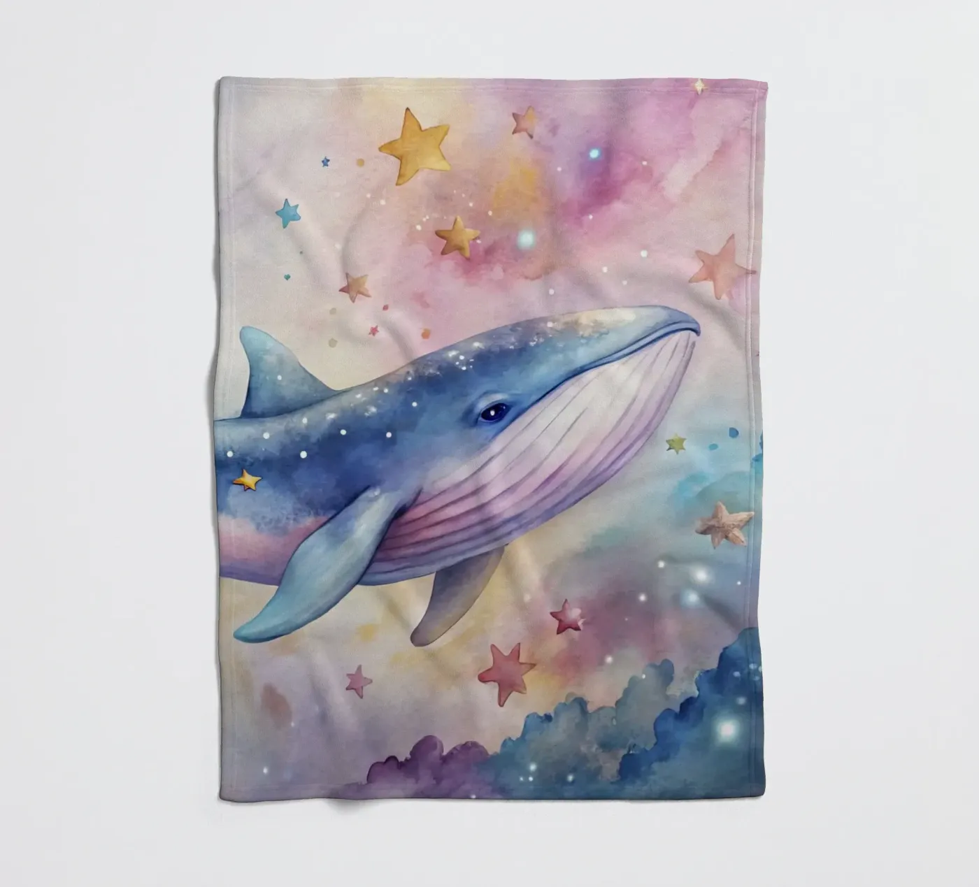 kinderwalvis fleecedeken van 🎁 NOBELART