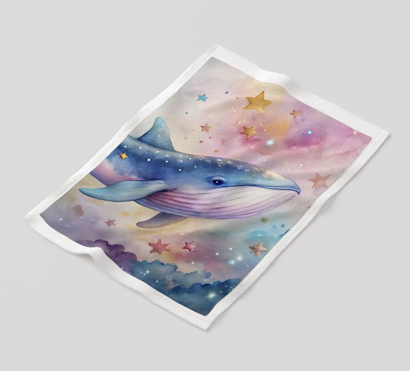 kinderwalvis fleecedeken van 🎁 NOBELART