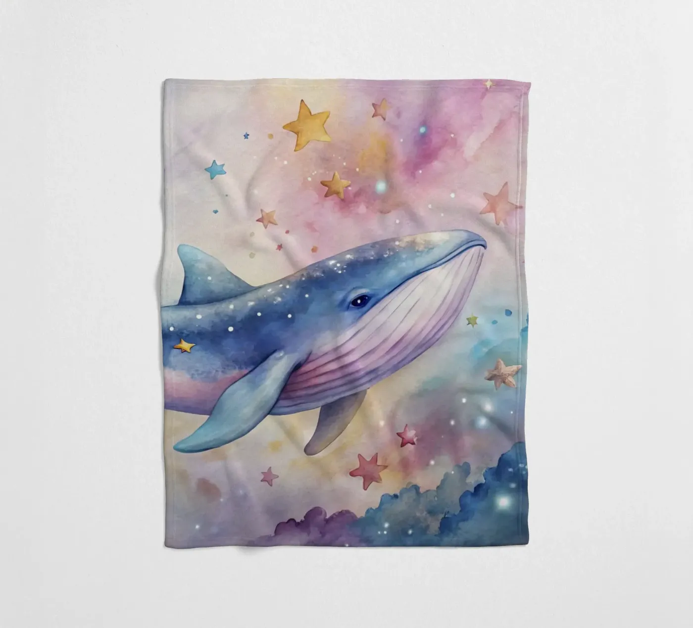 kinderwalvis fleecedeken van 🎁 NOBELART