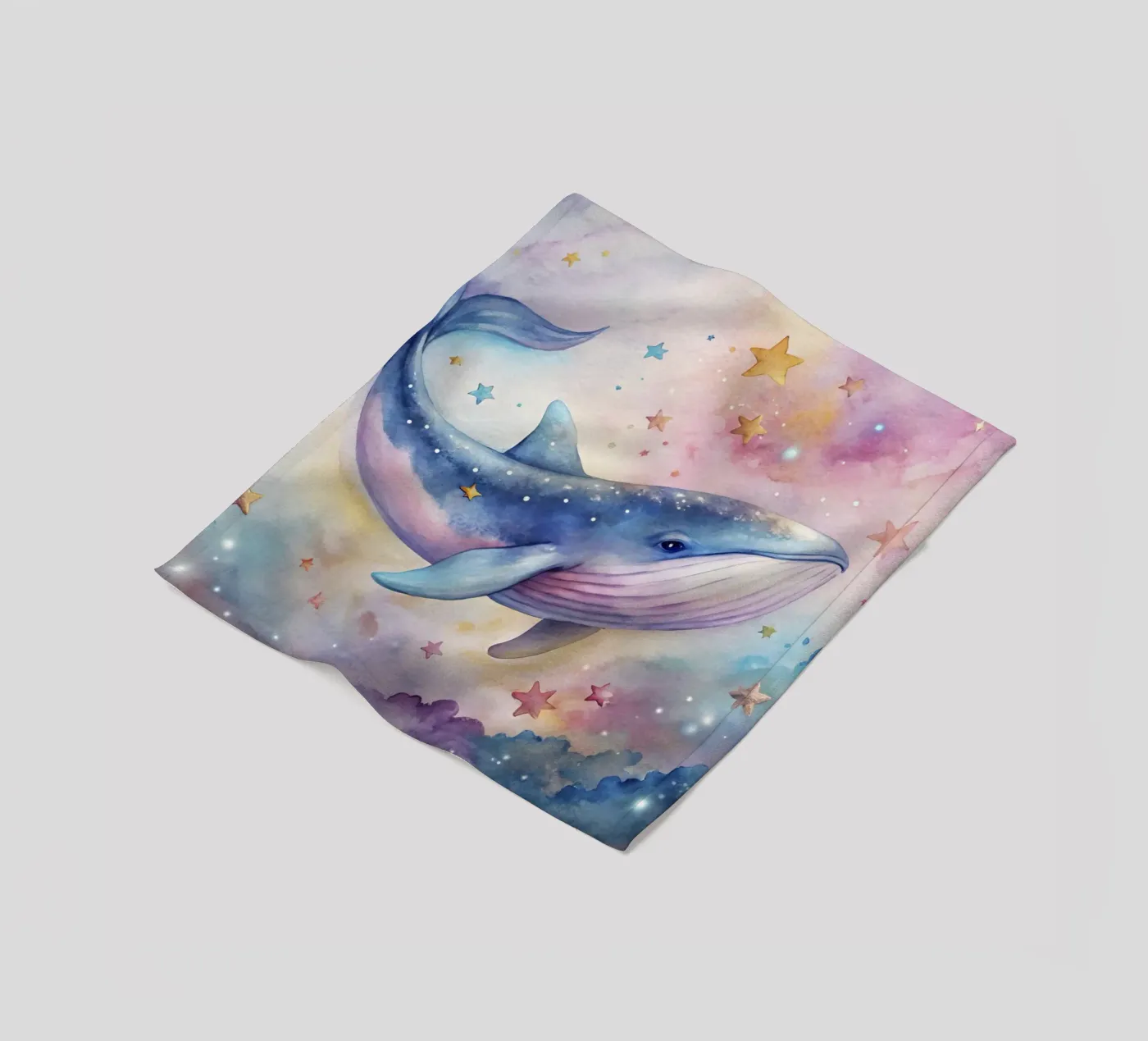 kinderwalvis fleecedeken van 🎁 NOBELART