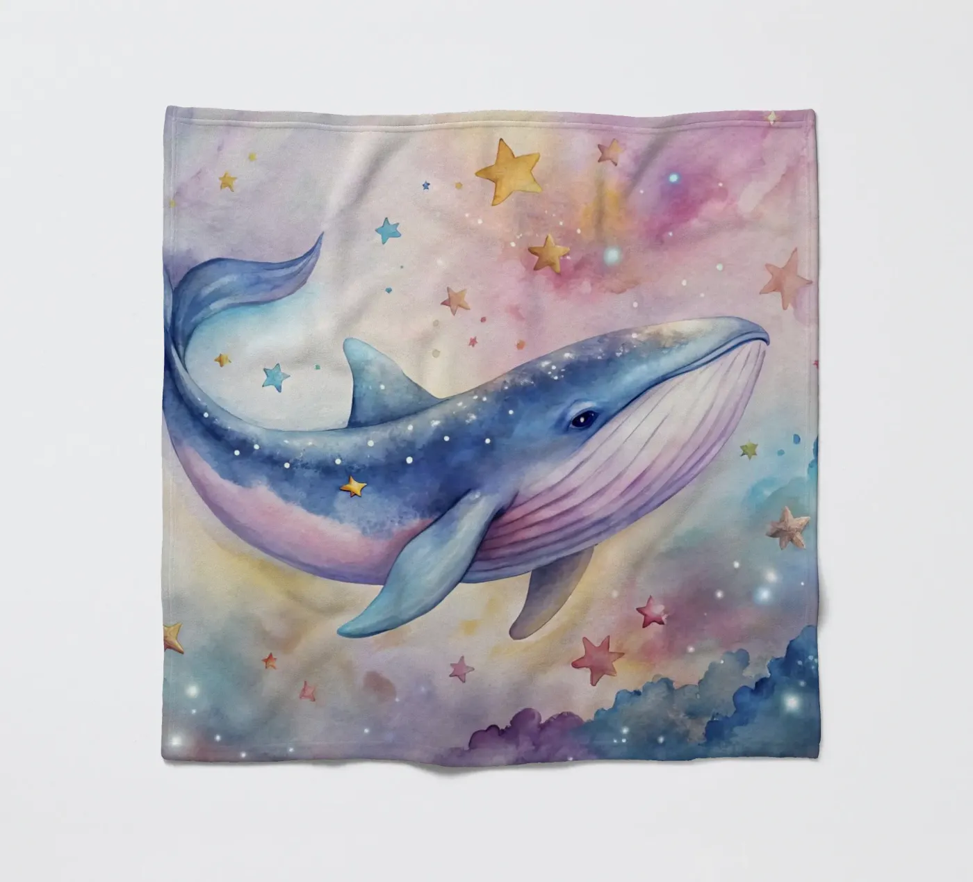 kinderwalvis fleecedeken van 🎁 NOBELART