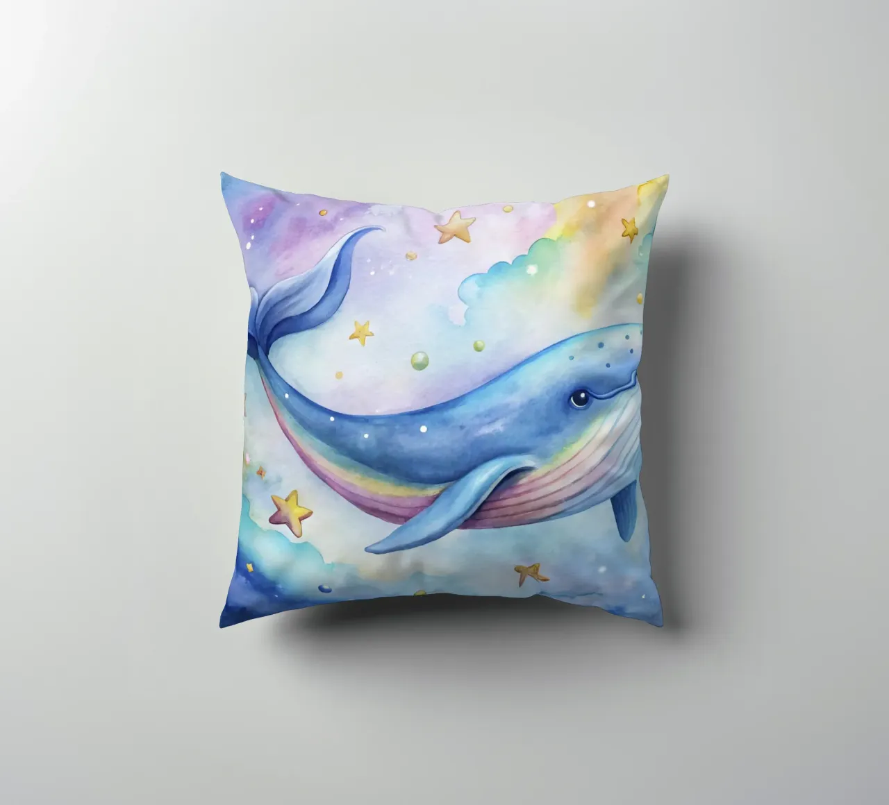 child whale decorative cushion by 🎁 ARTVI-SHOP