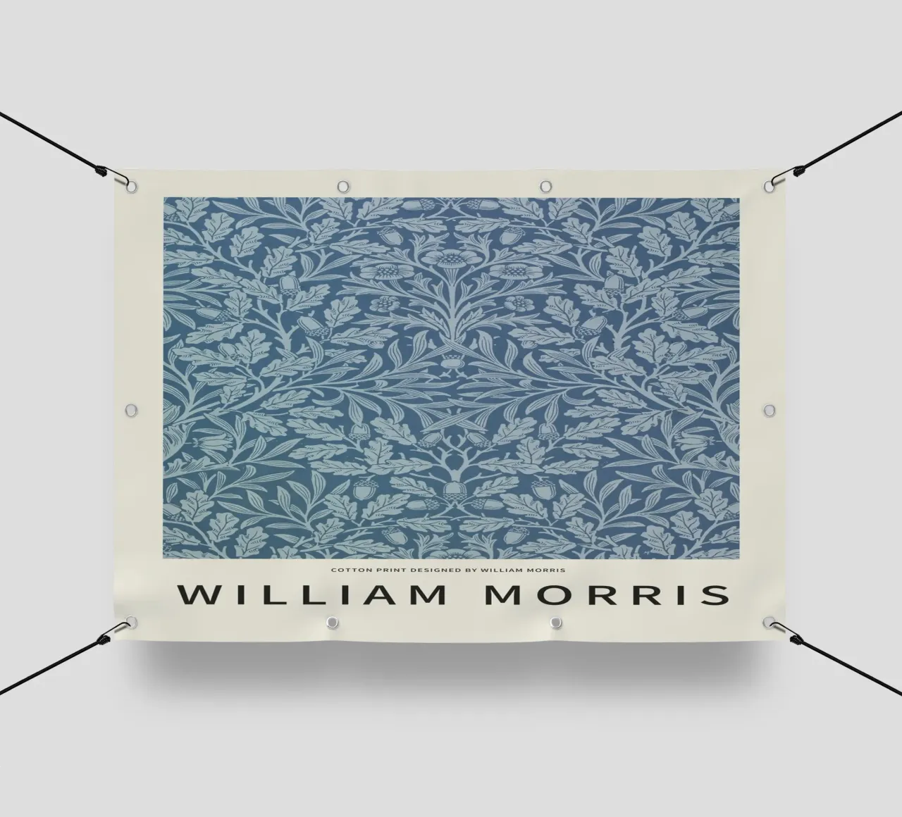 Stampa su cotone disegnata da William Morris telo in pvc da Bloom and Leaf