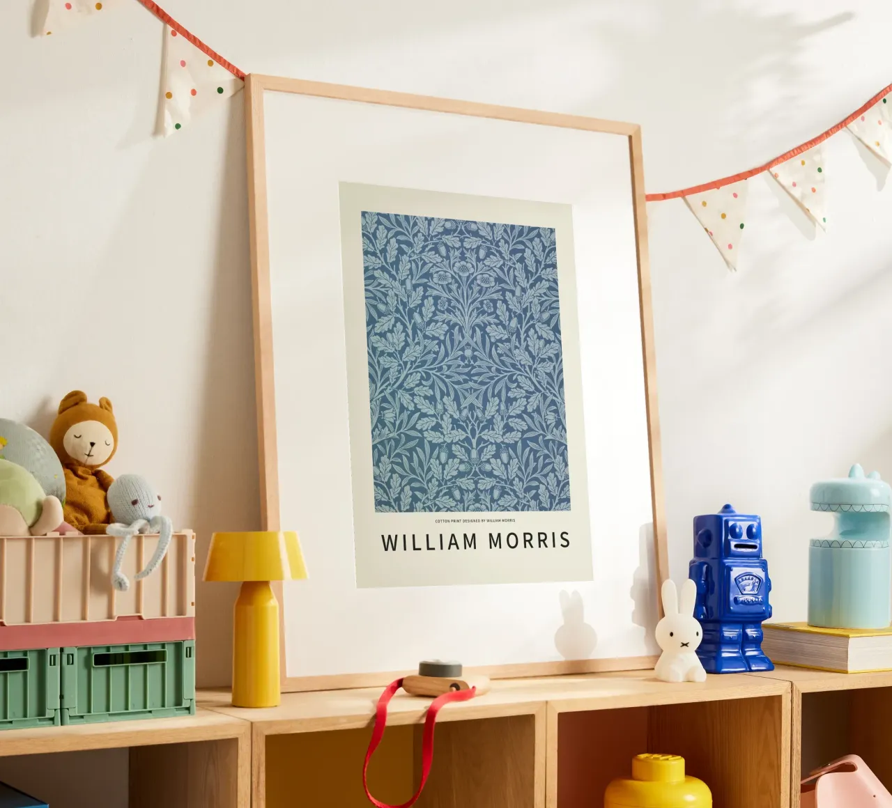 Cotton Print Designed by William Morris hahnemühle by Bloom and Leaf