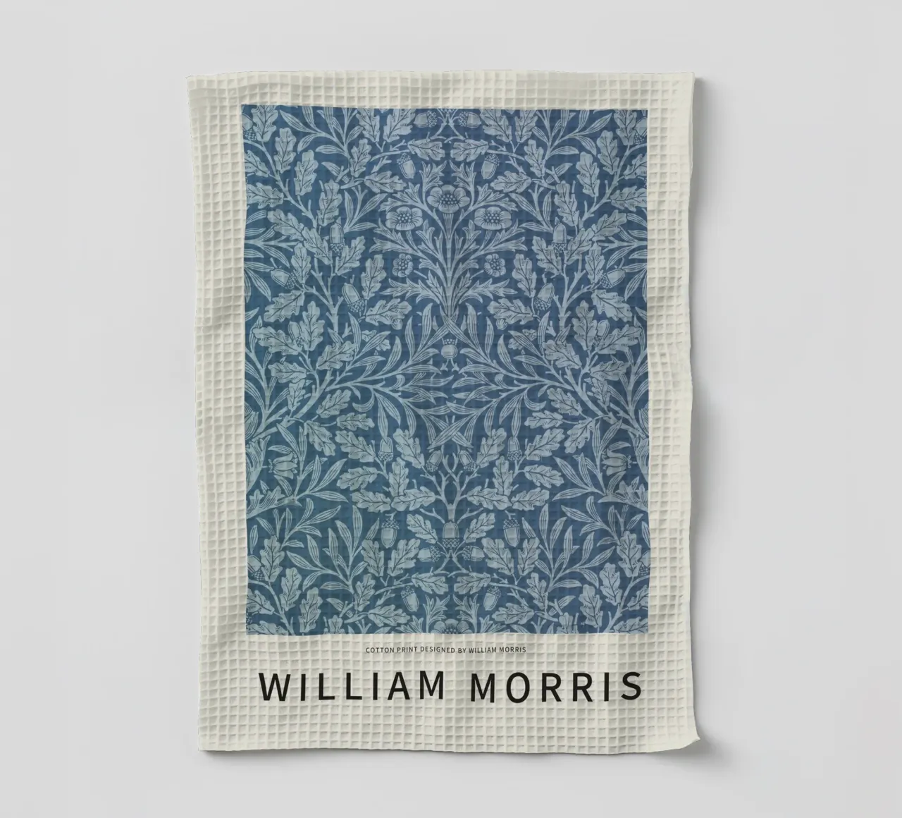 Imprimé en coton conçu par William Morris torchon de Bloom and Leaf