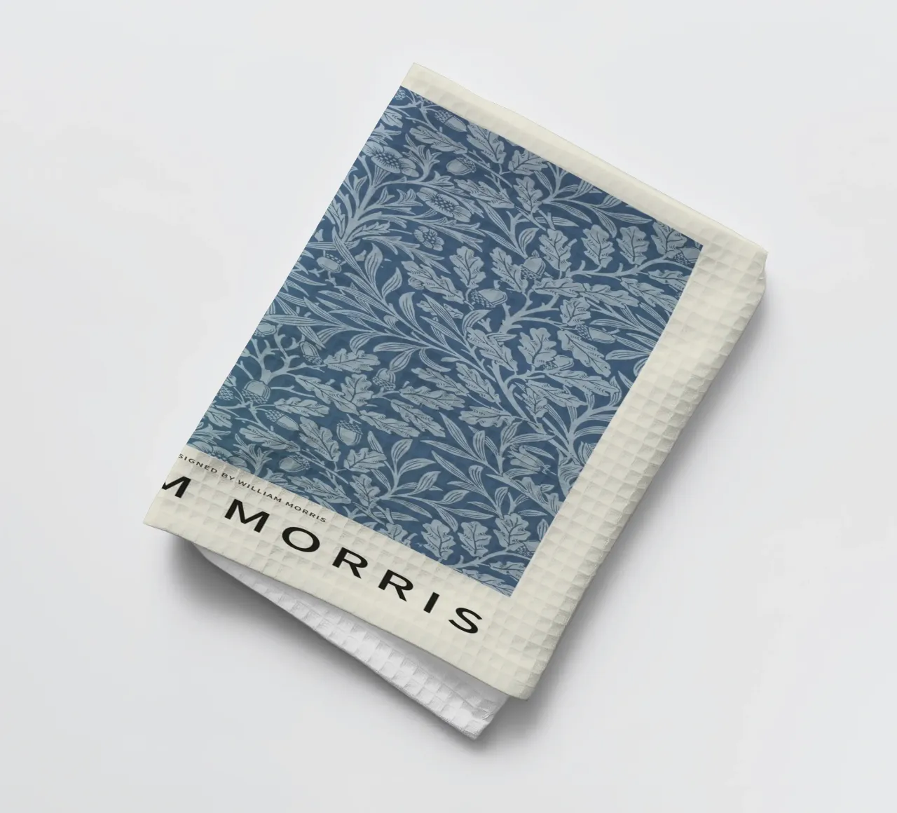 Imprimé en coton conçu par William Morris torchon de Bloom and Leaf