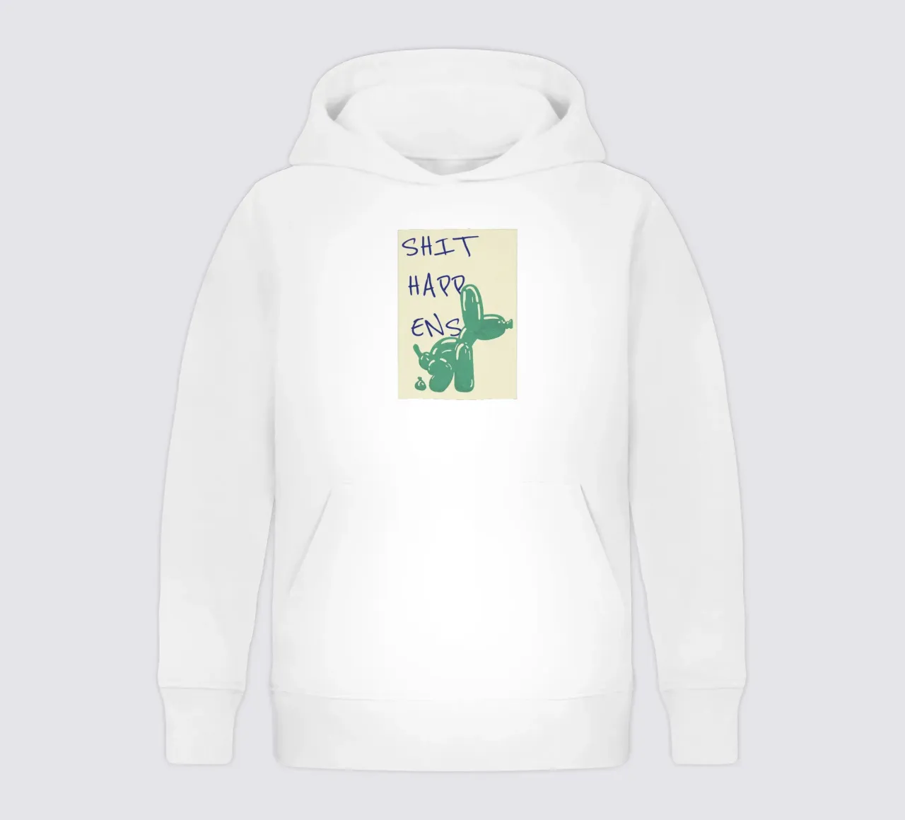 Shit Happens kids hoodie by Studio Mooodz