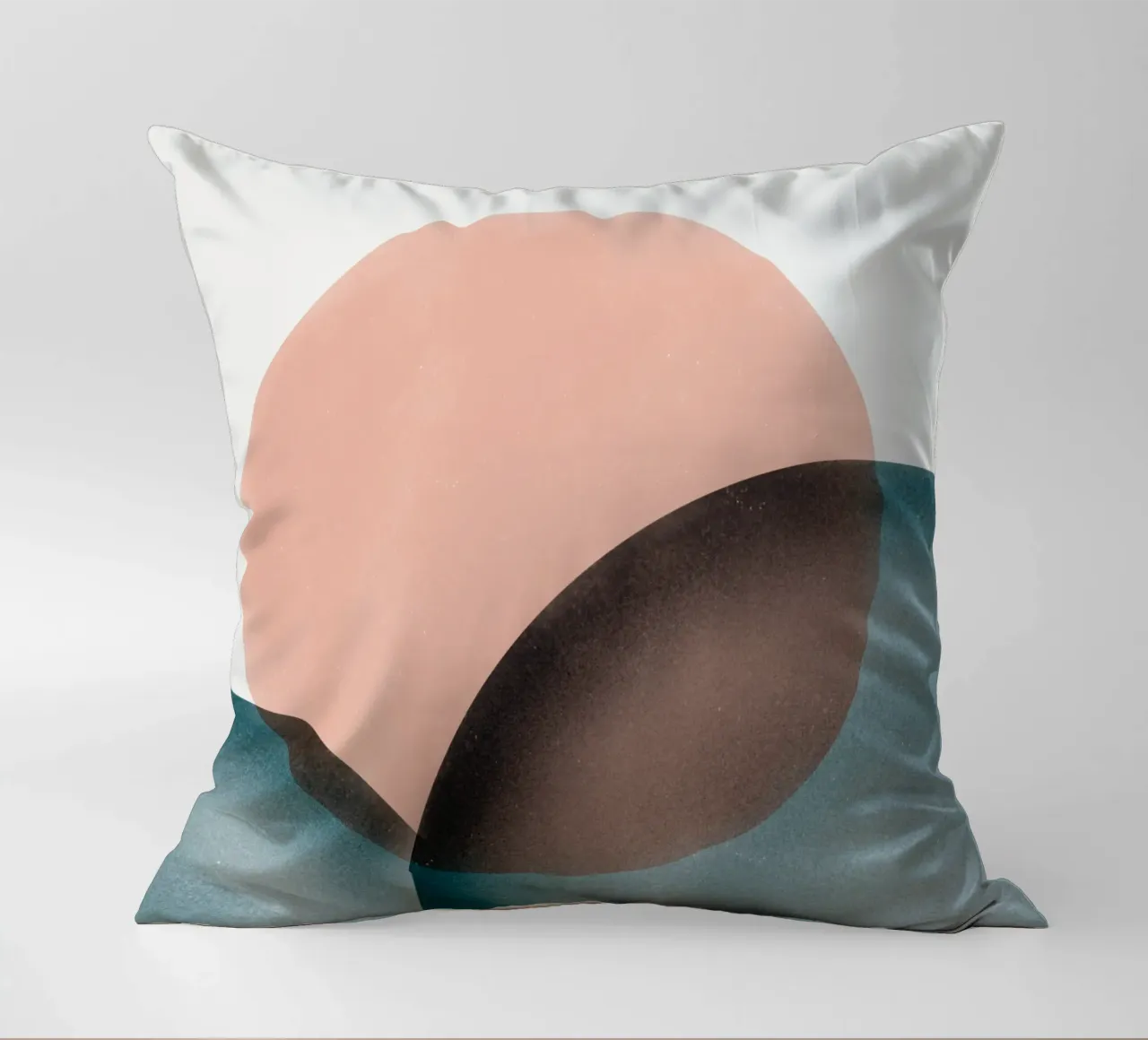 Cerchi sovrapposti rosa cuscino da Little Dean