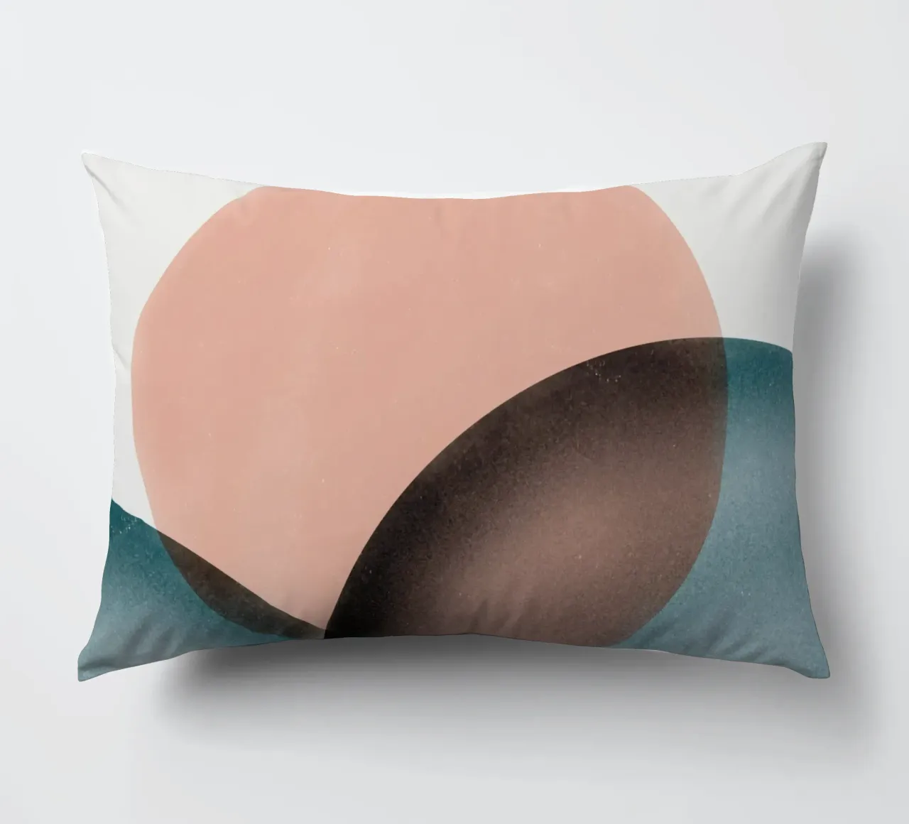 Cerchi sovrapposti rosa cuscino da Little Dean