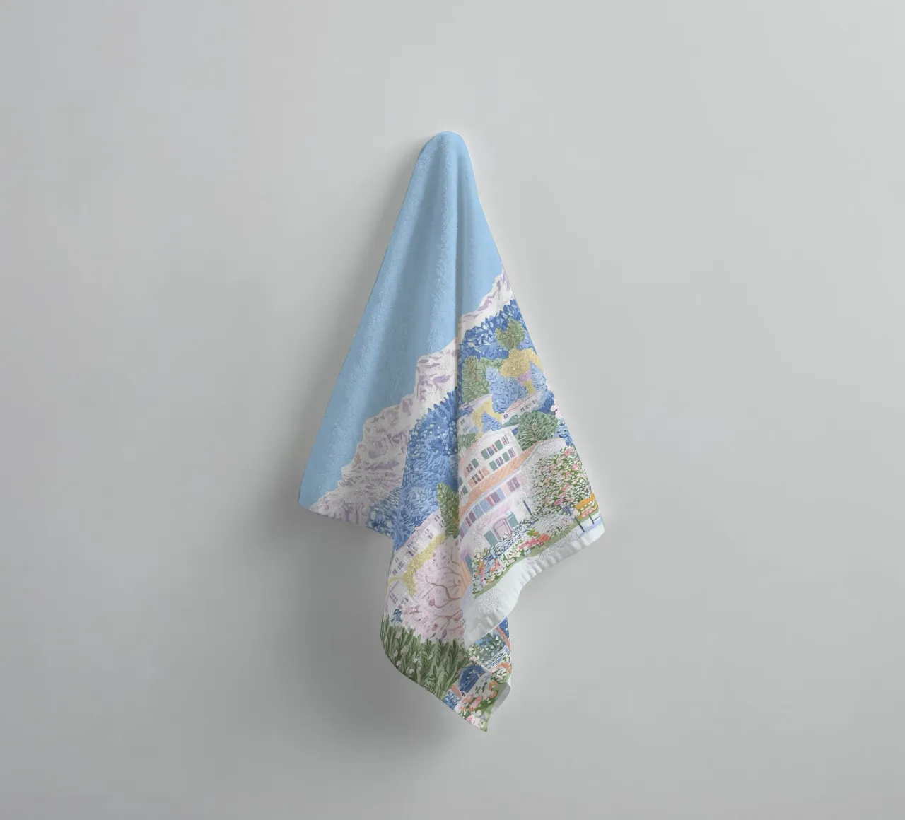 Chamonix Frankrijk, Reisposter, Chamonix-Mont-Blanc badhanddoek van Gaia