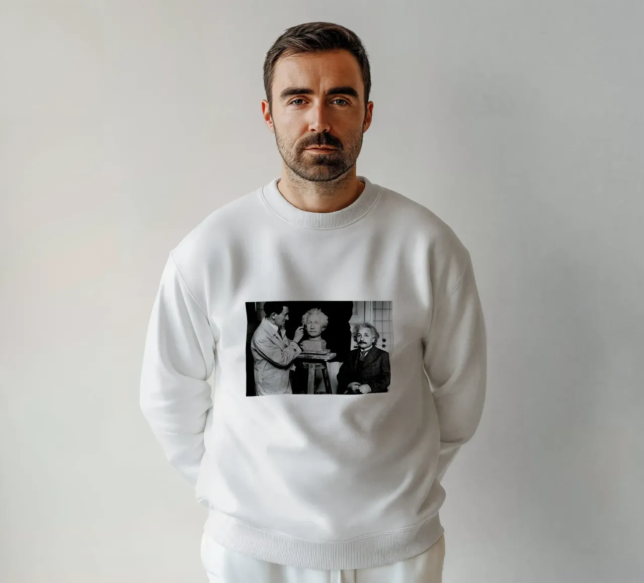 Albert Einstein Portrait felpa da Gallery Print and Art Limited