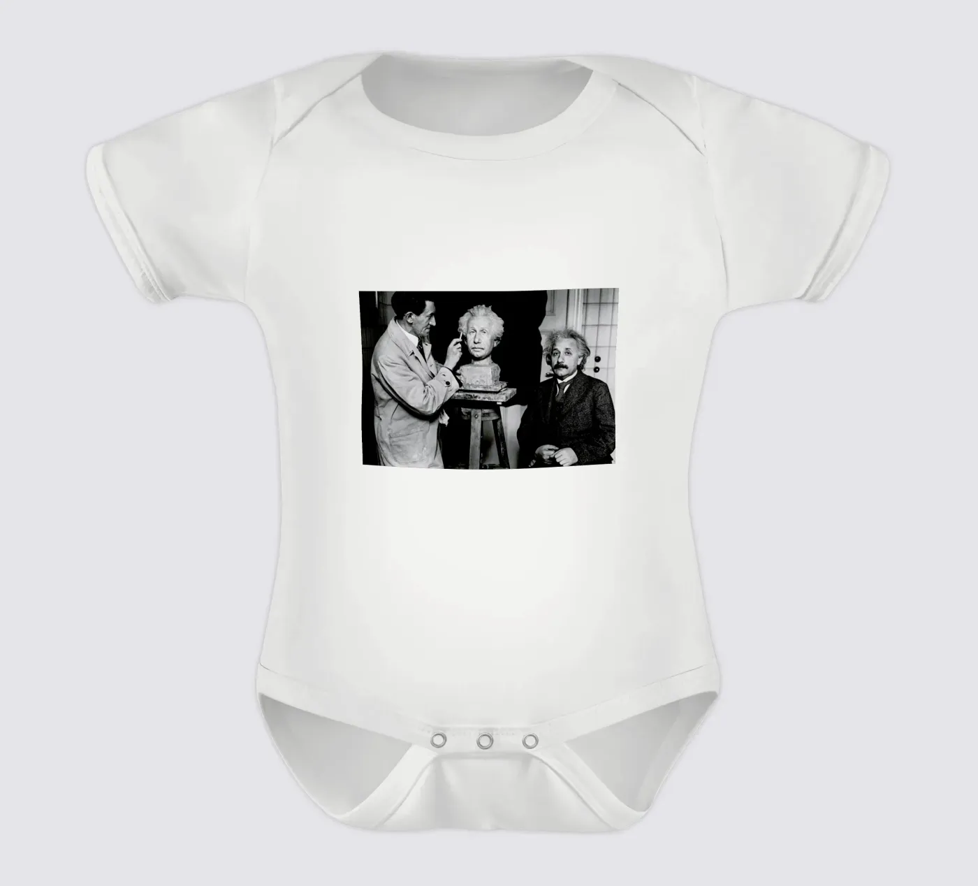 Albert Einstein Portrait body bébé de Gallery Print and Art Limited
