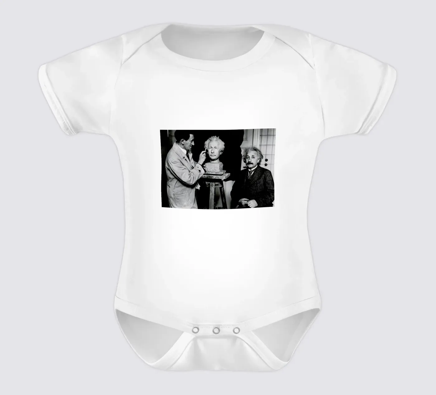 Albert Einstein Portrait body bébé de Gallery Print and Art Limited