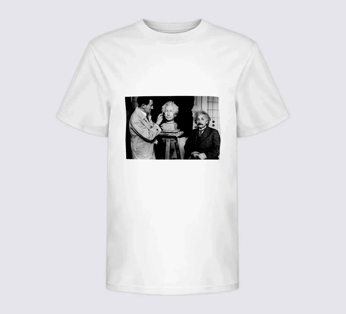 Albert Einstein Portrait kids t-shirt by Gallery Print and Art Limited